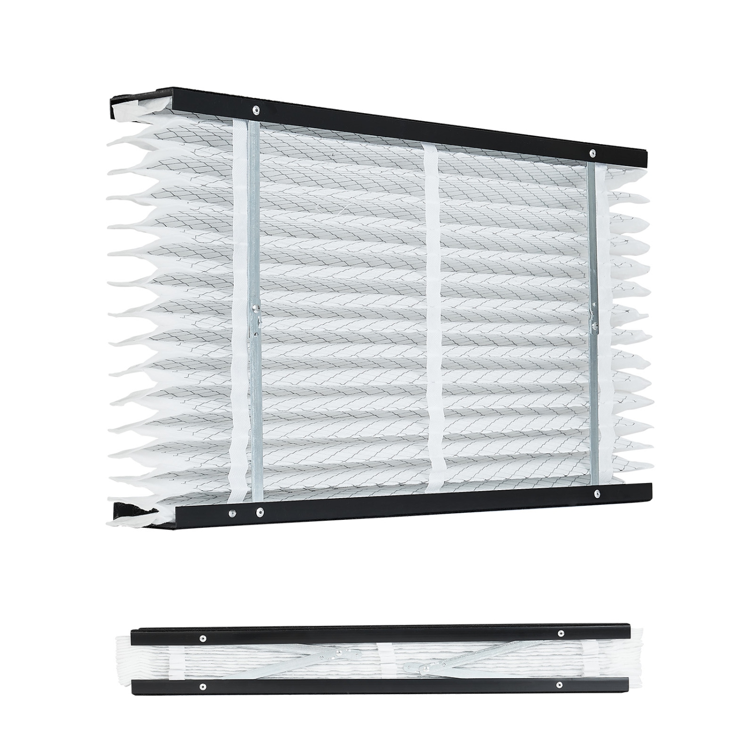 VEVOR 16 x 28 x 4 Furnace Filter, MERV 13 HVAC Ac Filters,12-Month Electrostatic Pleated Air Conditioner Filters, 2-Pack for Capturing Dust
