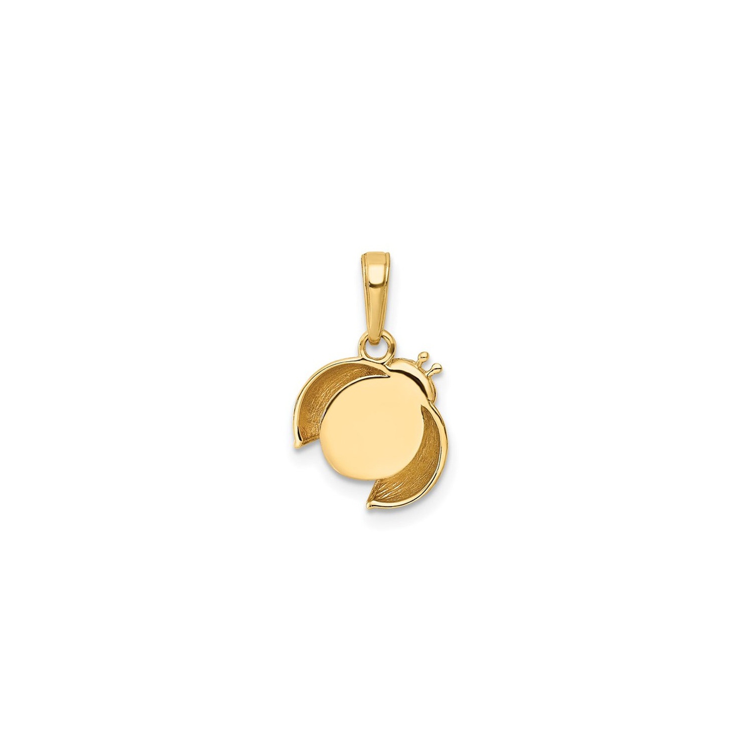 14K Yellow and Rose Gold Ladybug Pendant Charm