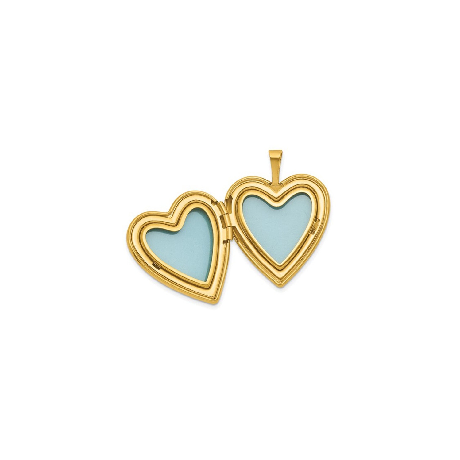 Yellow Plated Sterling Silver Unicorn Pendant Necklace Locket with Chain