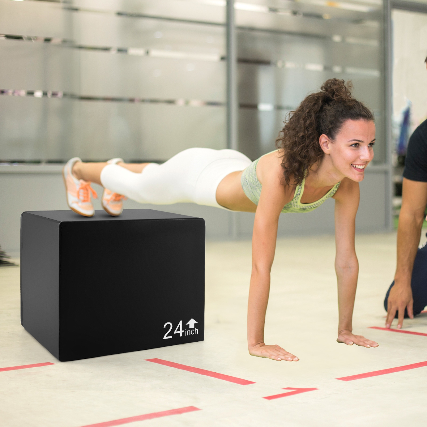 Gymax 3 In 1 Foam Plyometric Box Heavy Duty High Density Foam Jumping Box Plyo Box