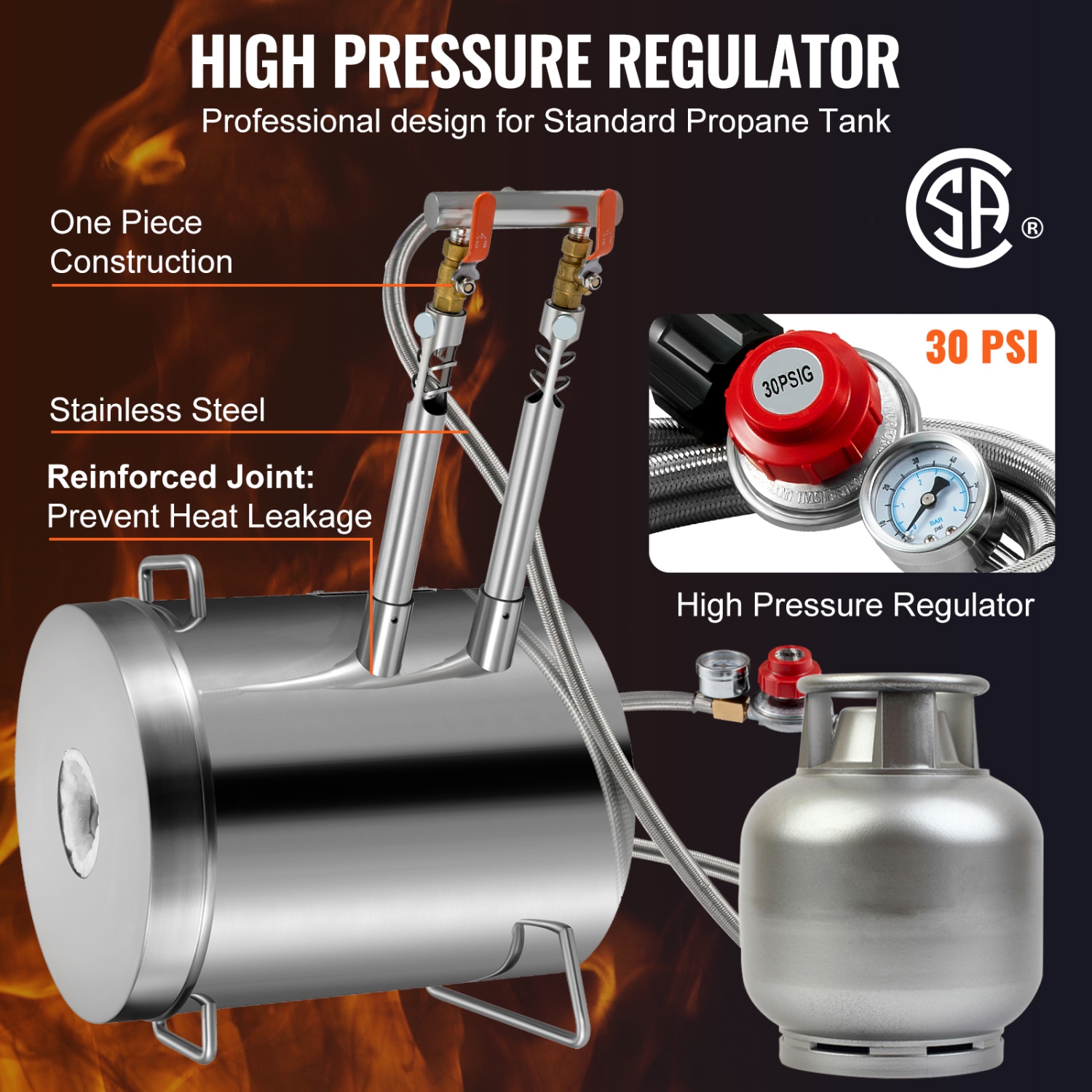 VEVOR 12KG Propane Melting Furnace Kit, Large Capacity Foundry Home Kilns,Stainless Steel Smelter, Blacksmithing Forge with Crucible an Tongs Kiln,