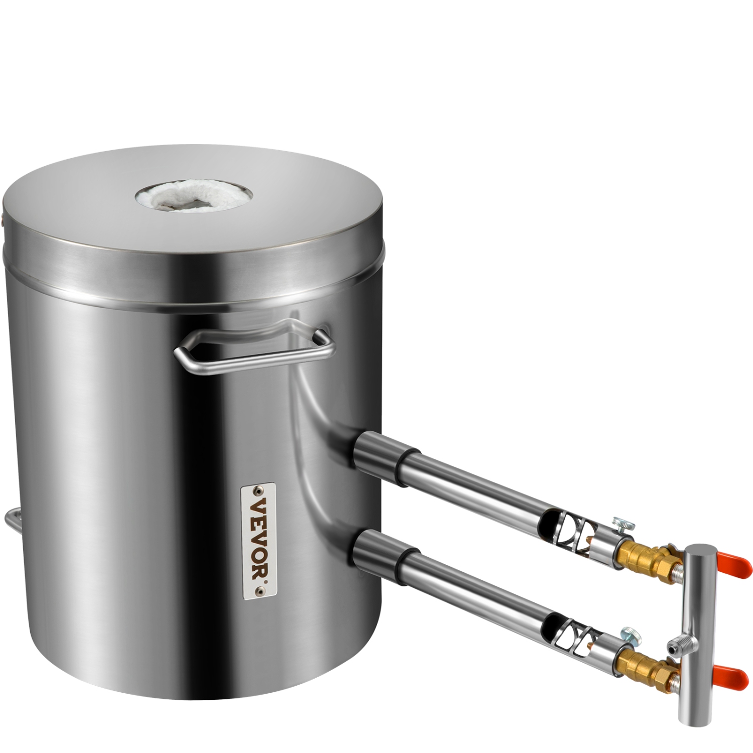 VEVOR 12KG Propane Melting Furnace Kit, Large Capacity Foundry Home Kilns,Stainless Steel Smelter, Blacksmithing Forge with Crucible an Tongs Kiln,