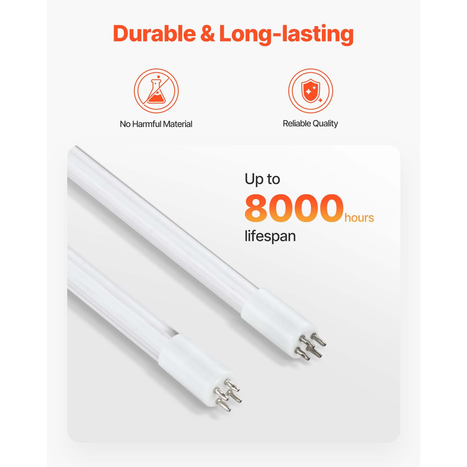 VEVOR 25W 6GPM UV Water Purifier, 110V Versatile Ultraviolet Water Purifier Filter with Stainless Steel Housing, Whole House UV Water Filter with