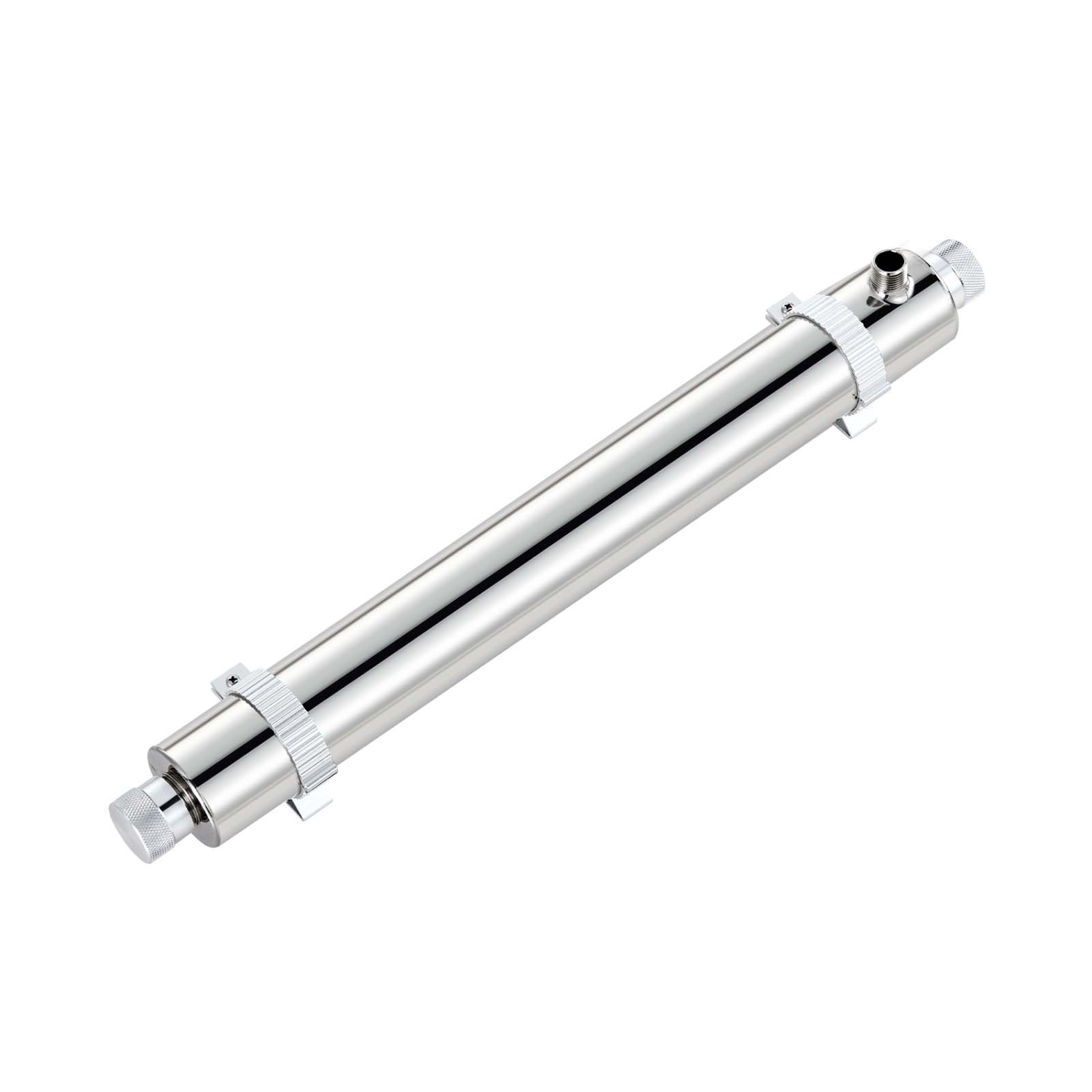 VEVOR 25W 6GPM UV Water Purifier, 110V Versatile Ultraviolet Water Purifier Filter with Stainless Steel Housing, Whole House UV Water Filter with