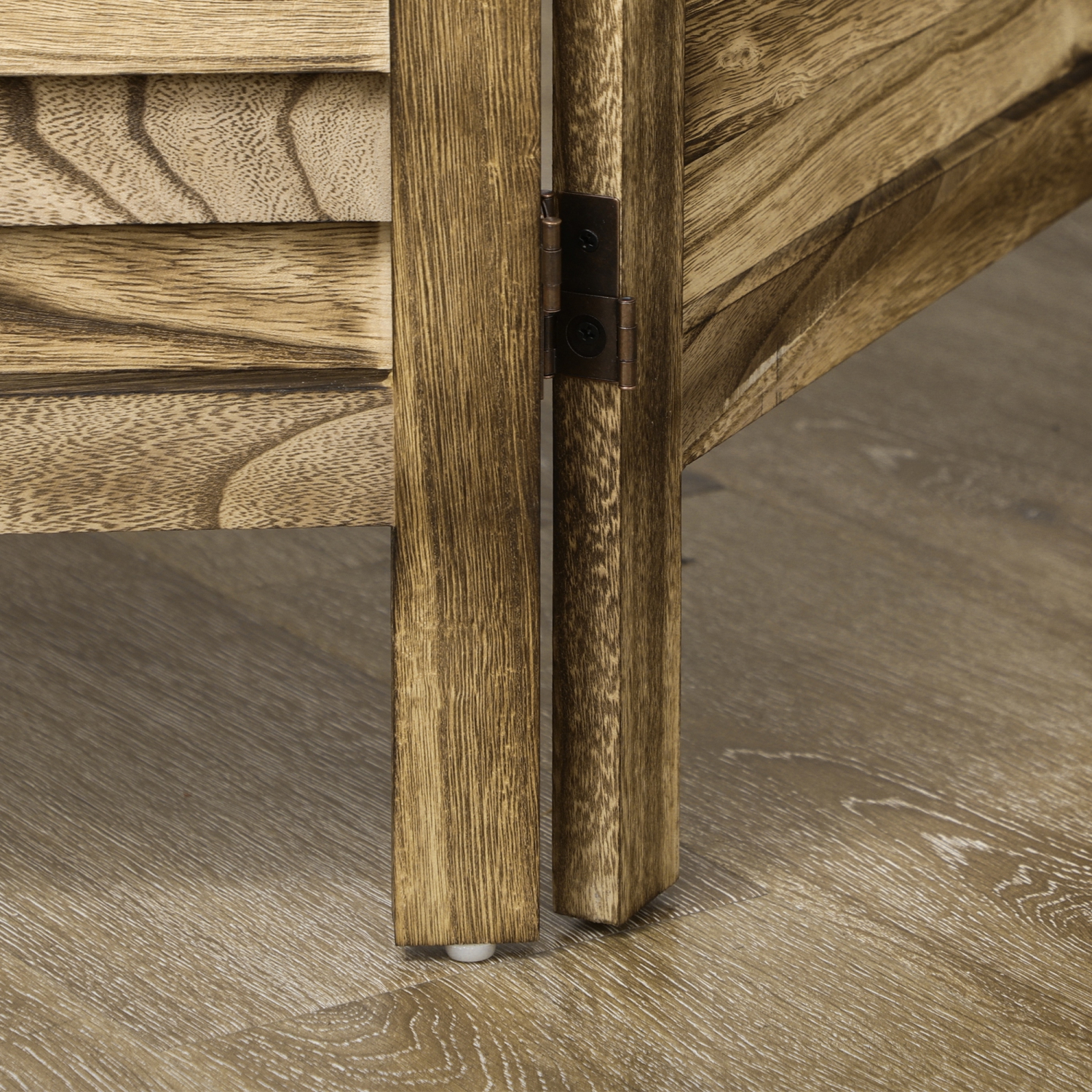 HOMCOM – Séparateur de pièce à 4 panneaux, écrans d'intimité pliants portatifs de 5,6 pi, séparateurs muraux autonomes pour bureau à domicile,