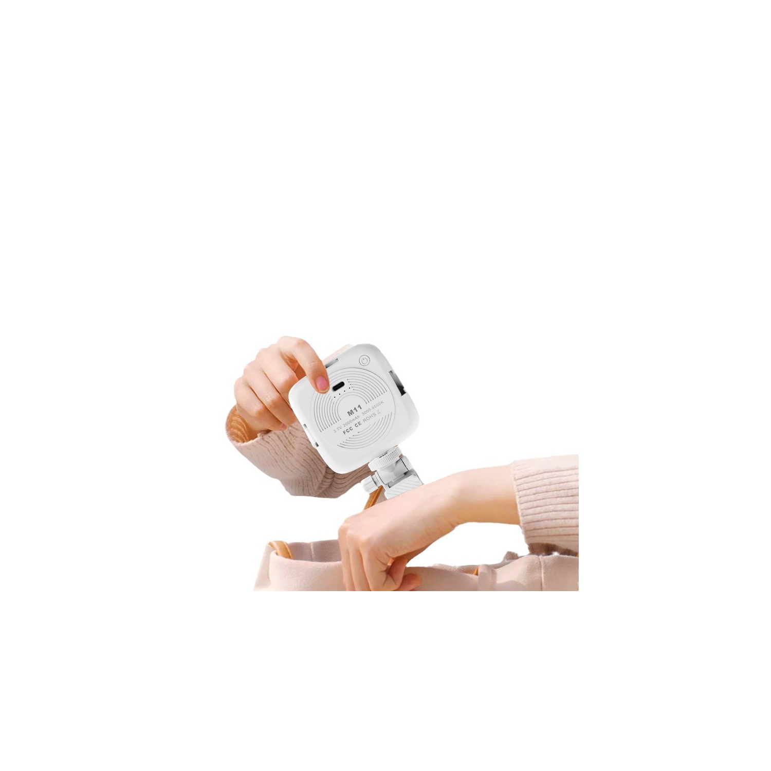 Lampe d'appoint pour égoportraits de téléphone mobile, mini appareil photo reflex portatif beauté photo et vidéo LED lampe d'appoint