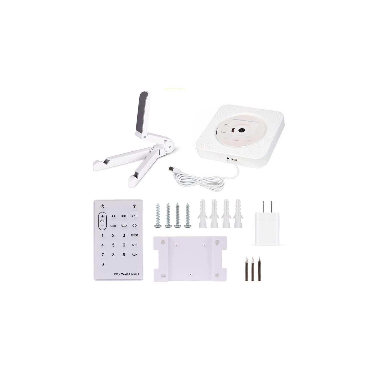 Lecteur CD mural Kechuang, lecteur CD, répéteur CD, machine prénatal Education Early Education, lecteur CD Bluetooth