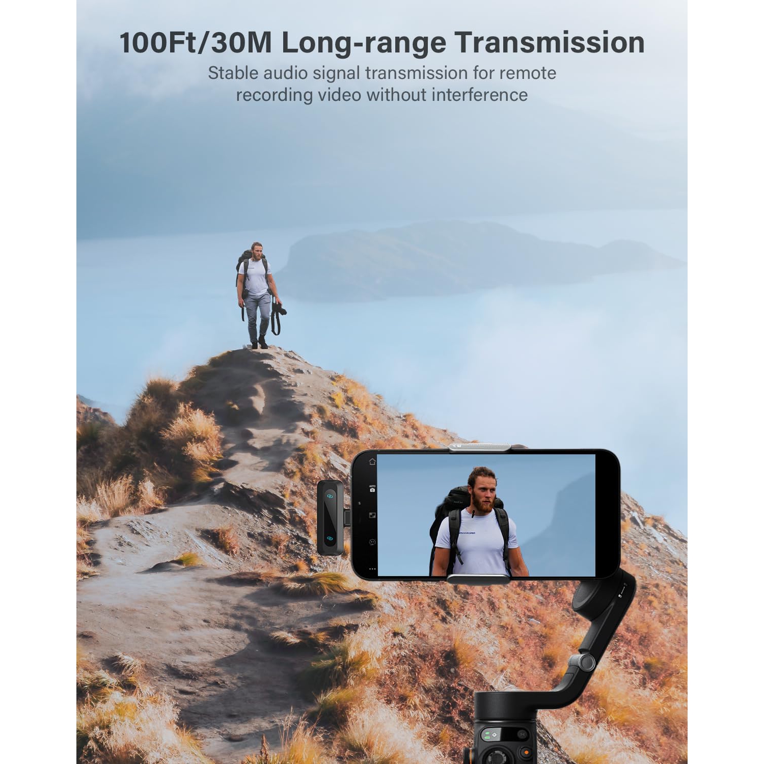 Micro-cravate sans fil pour iPhone, iPad, téléphone Android, idéal pour le vidéoblogage, l'enregistrement vidéo, TikTok, YouTube