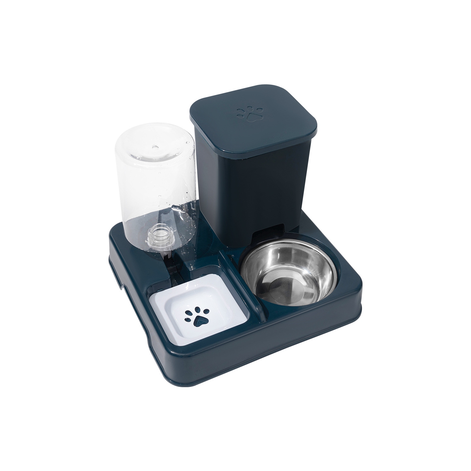 Distributeur d'eau automatique Cat deux dans un bol de nourriture pour chat à double usage, grande capacité ​​bol d'eau potable bol d'eau pour chat