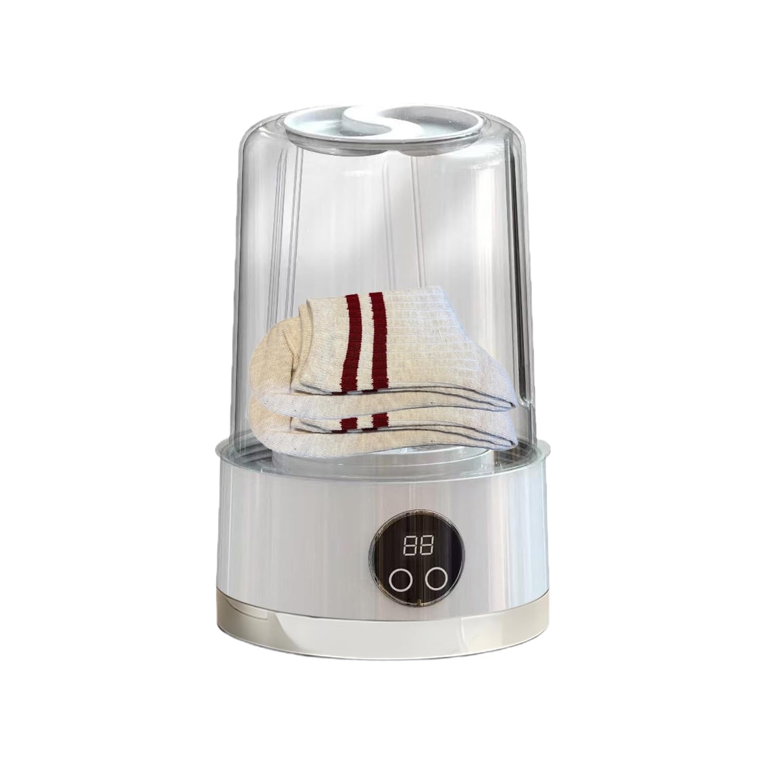 Portable washing machine, small washing machine, rechargeable digital display, compact design, space mini washing machine, suitable for underwear,