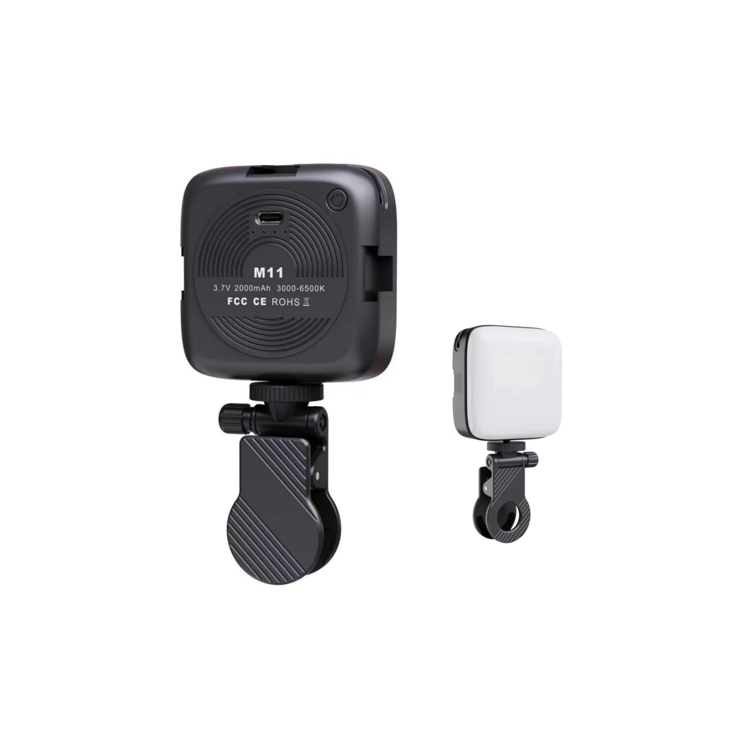 Lampe d'appoint pour égoportraits de téléphone mobile, mini appareil photo reflex portatif beauté photo et vidéo LED lampe d'appoint