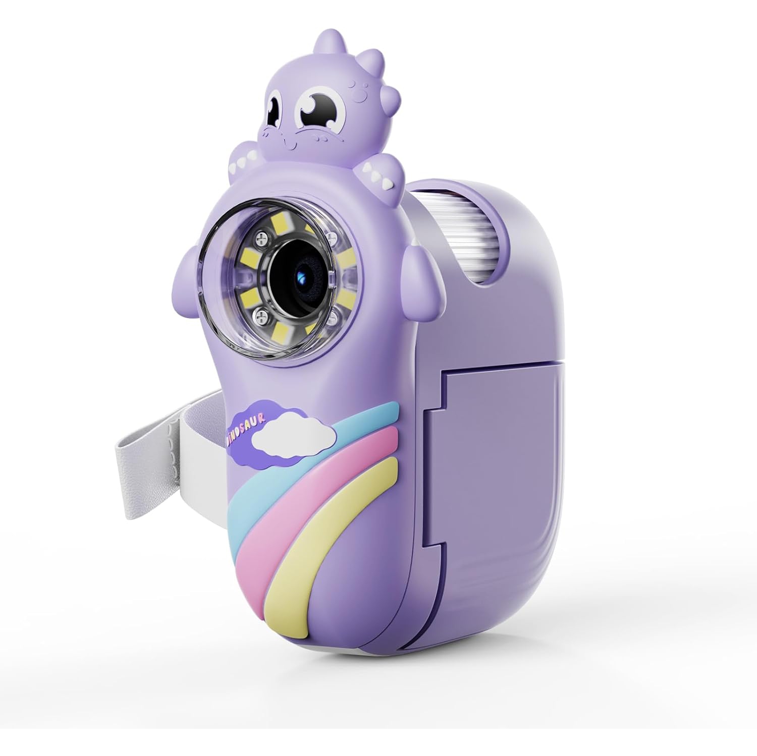 Children's HD portable microscope - 2 million pixels/1000 times magnification/2-inch IPS screen/8LED fill light/Type-C fast charging/capable of