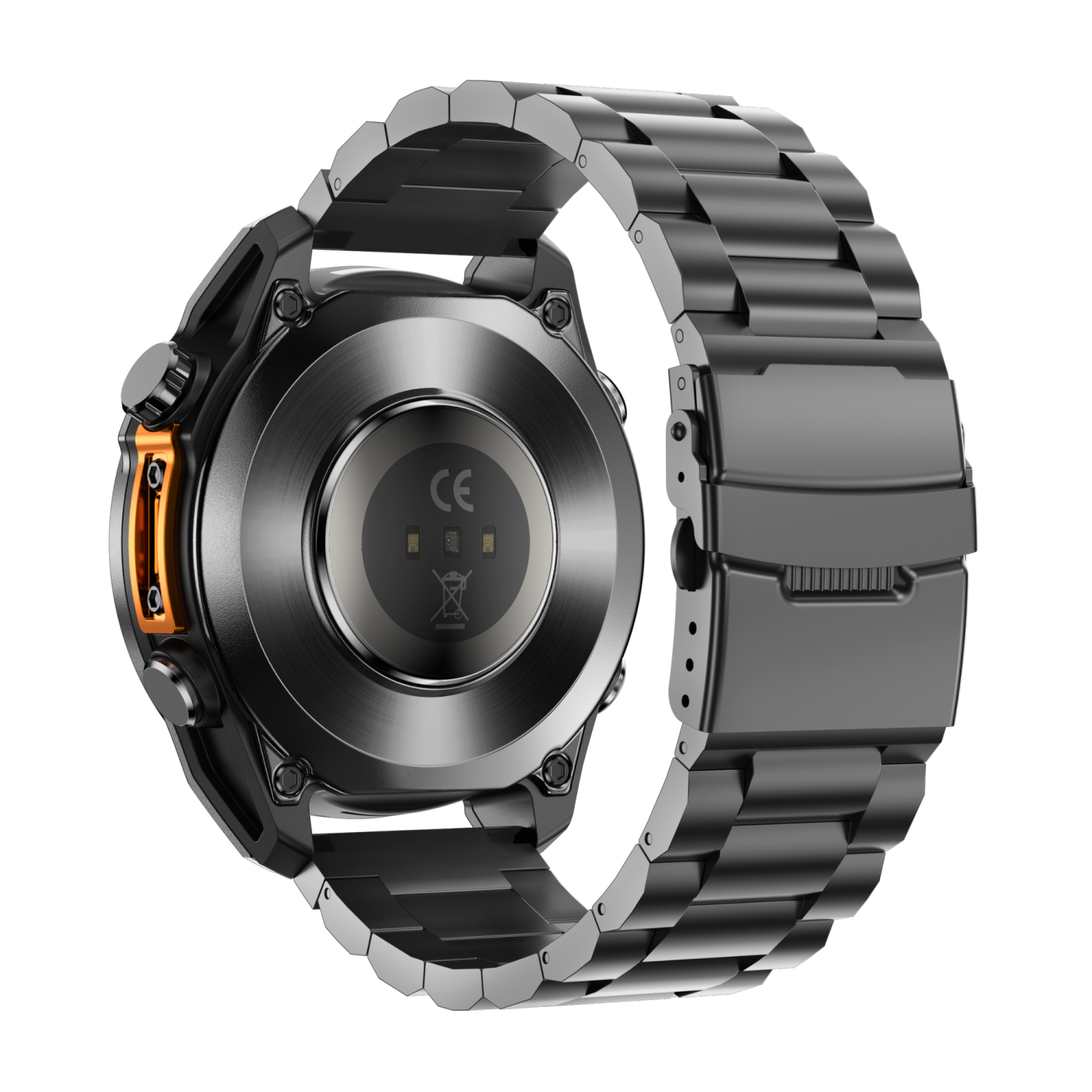 Montre intelligente tactique TUT pour hommes 1,43 cadran | Boussole Flashlight Chat-GPT 3TAM étanche | Moniteur d'activité et de santé robuste |