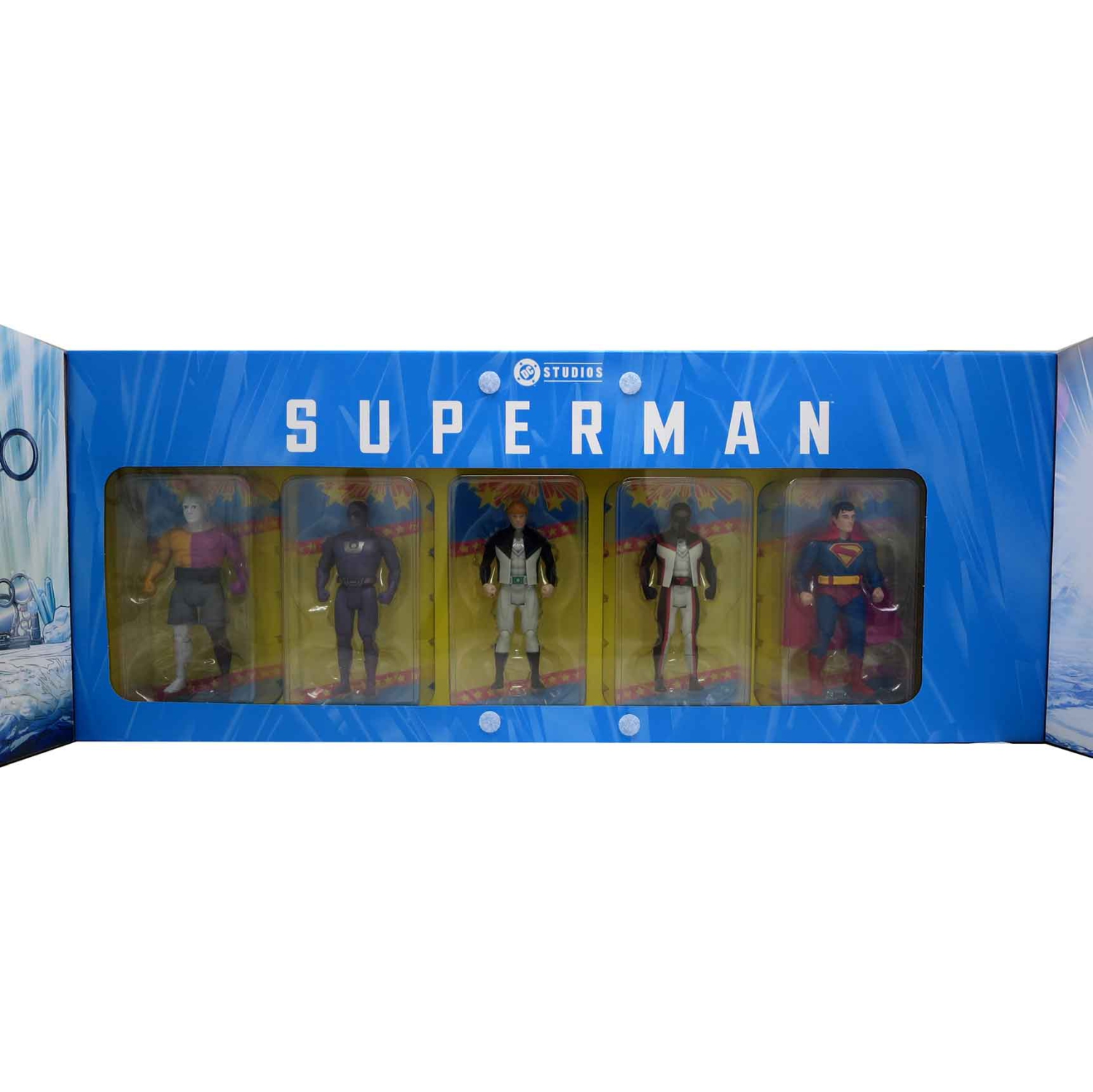 DC Super Powers 4 Inch Action Figure 5-Pack Exclusive - Superman Movie Bundle Gold Label