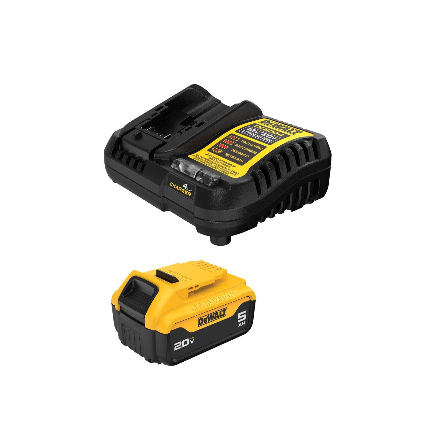 DeWalt DCB205C 20V Max XR 5Ah Battery and Charger Starter Kit