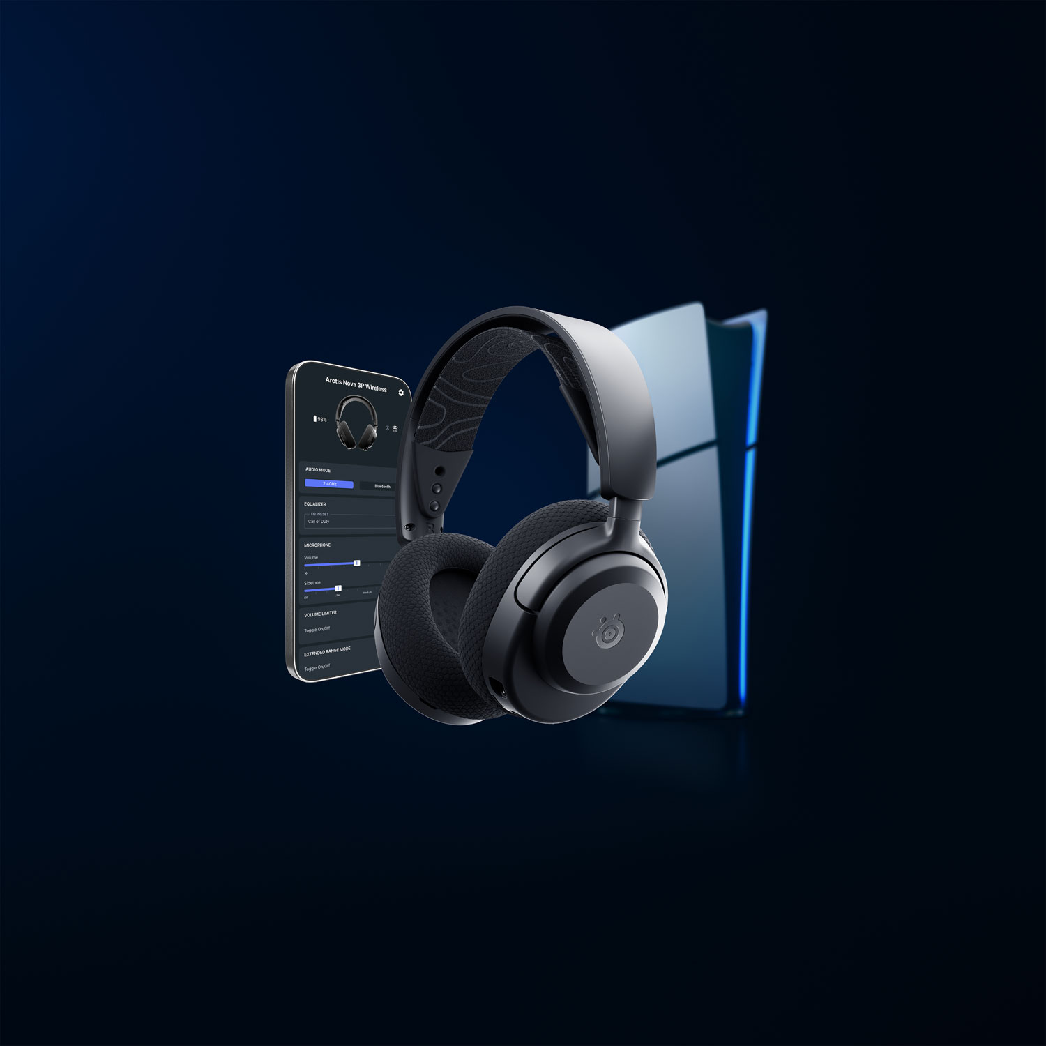 Steelseries Arctis Nova 3P Wireless Gaming Headset for