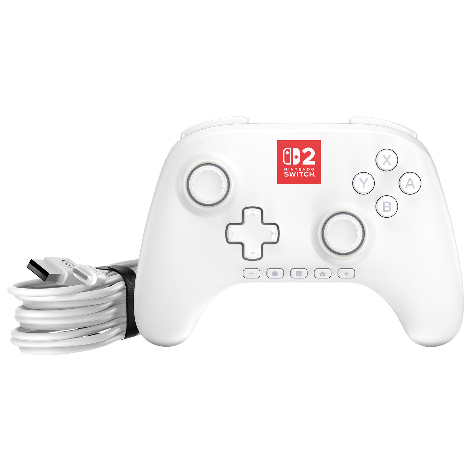 PowerA Advantage Lumectra Wired Controller for Switch 2 - White