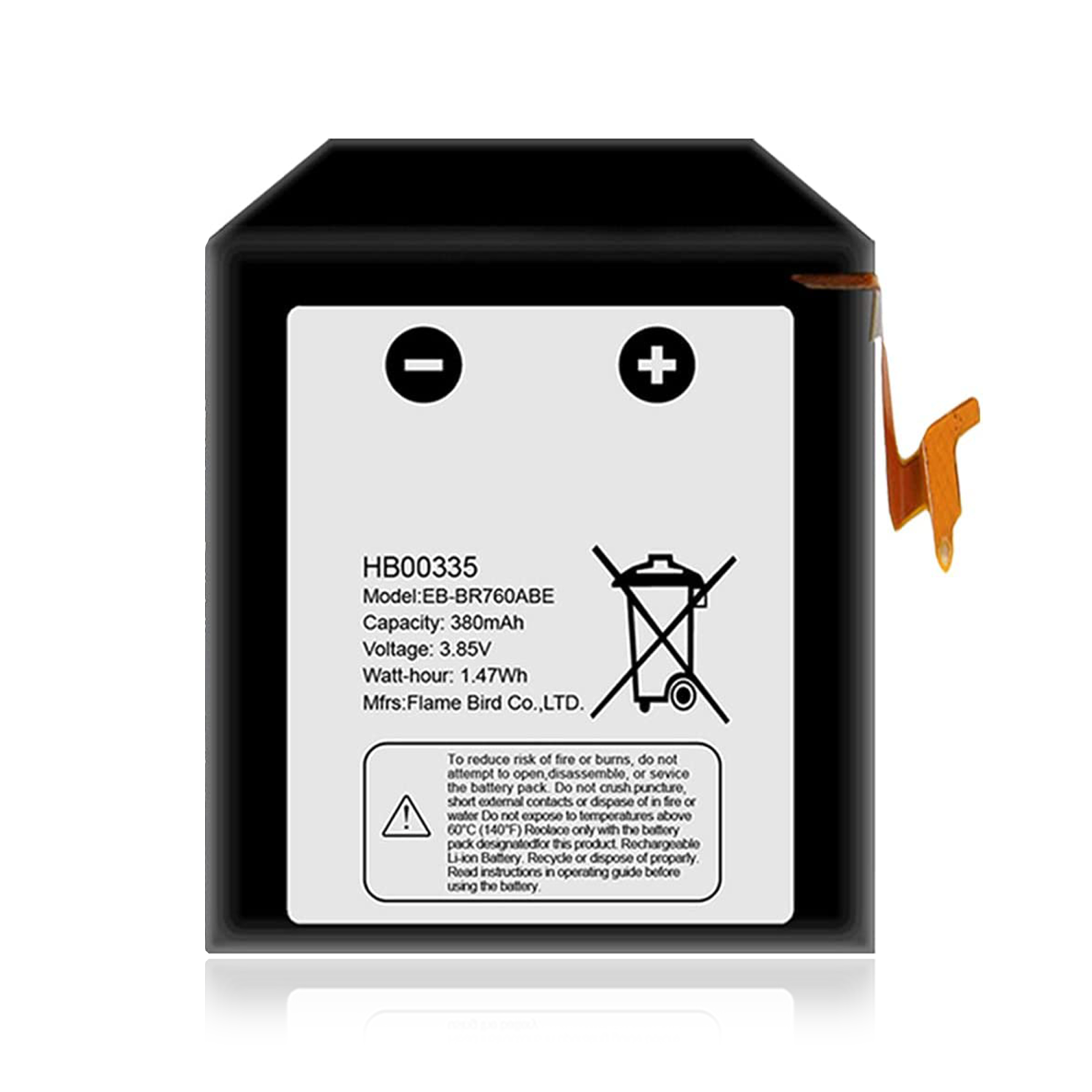 Replacement Battery Compatible For Samsung Gear S3 Classic / S3 Frontier