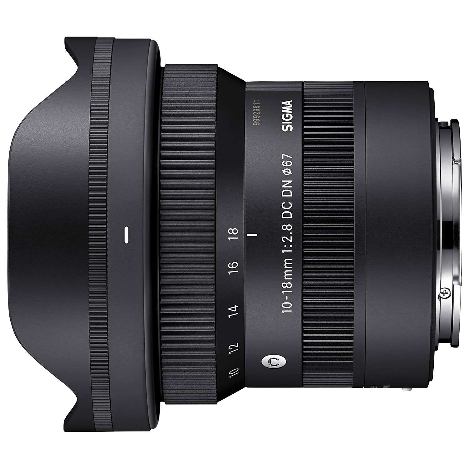 Objectif DC DN 10-18 mm f/2,8 Contemporary de Sigma pour monture E de Sony
