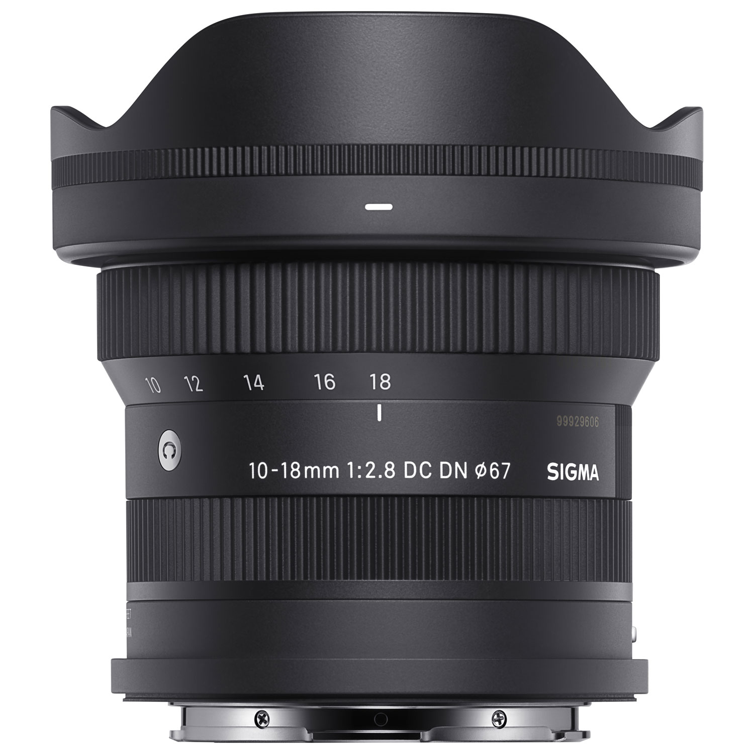 Objectif DC DN 10-18 mm f/2,8 Contemporary de Sigma pour monture E de Sony