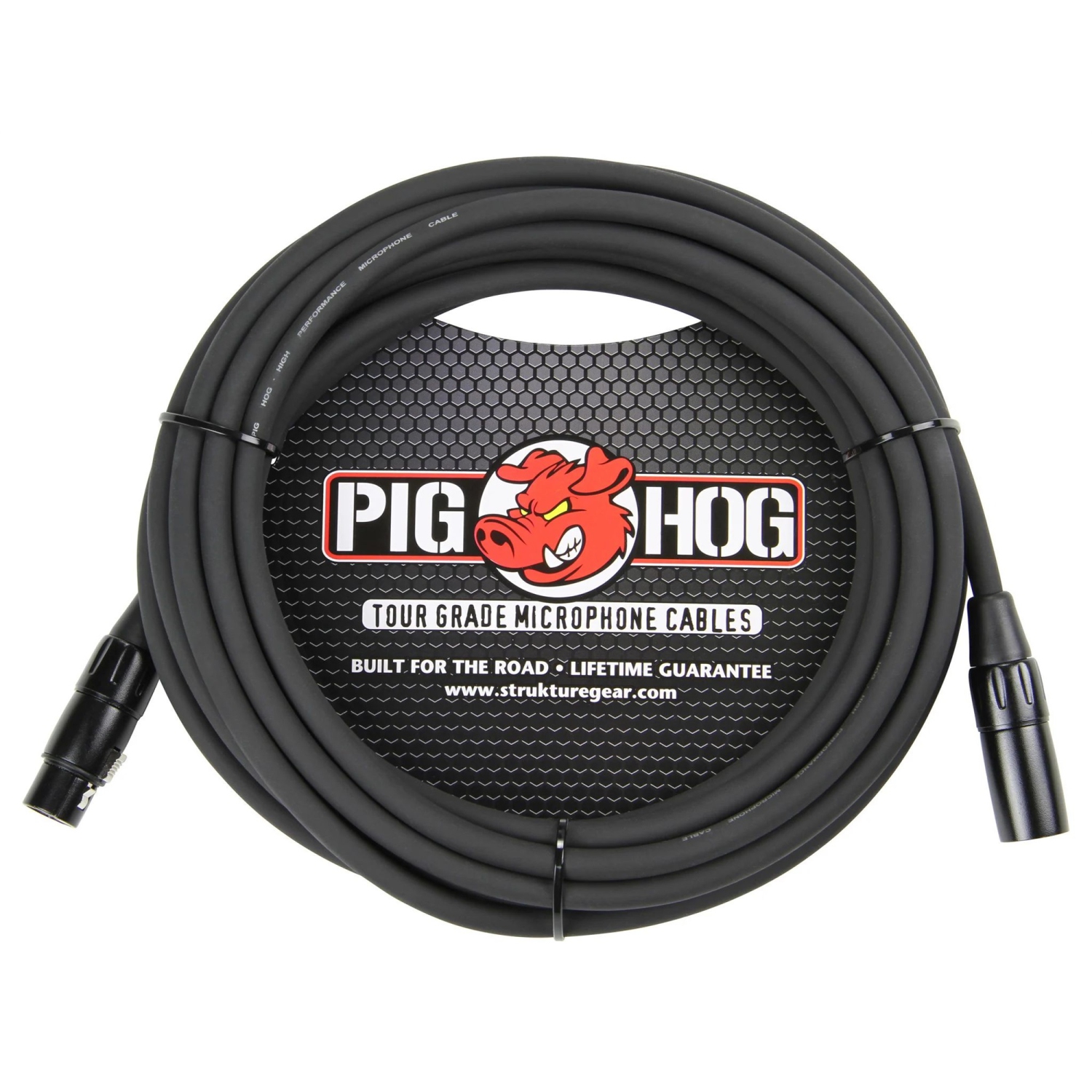 Pig Hog High Performance 8mm XLR Microphone Cable, 25 ft PHM25 - 12 Units