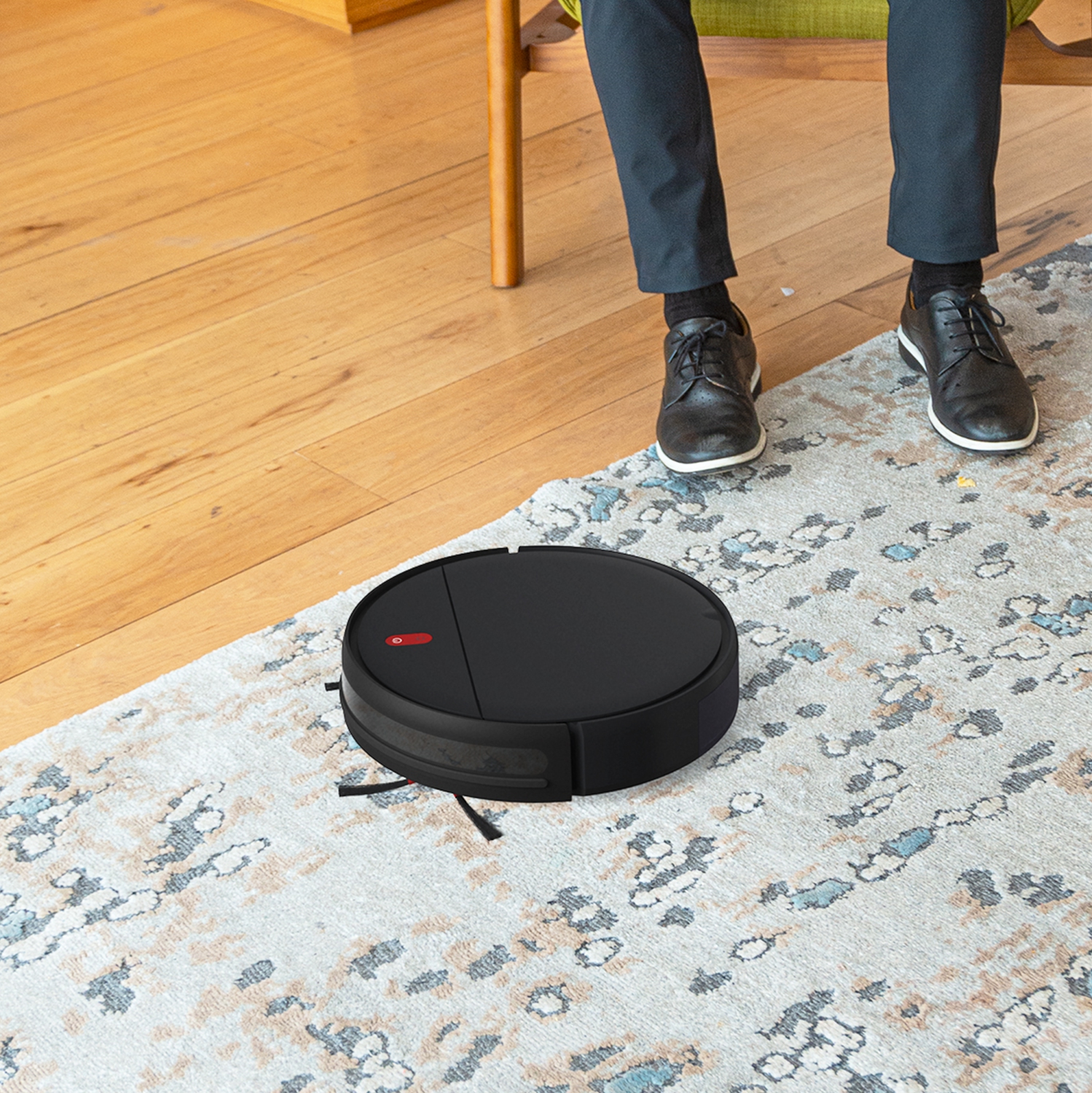 bObsweep Charlotte Robotic Vacuum Cleaner, Charcoal - ENG