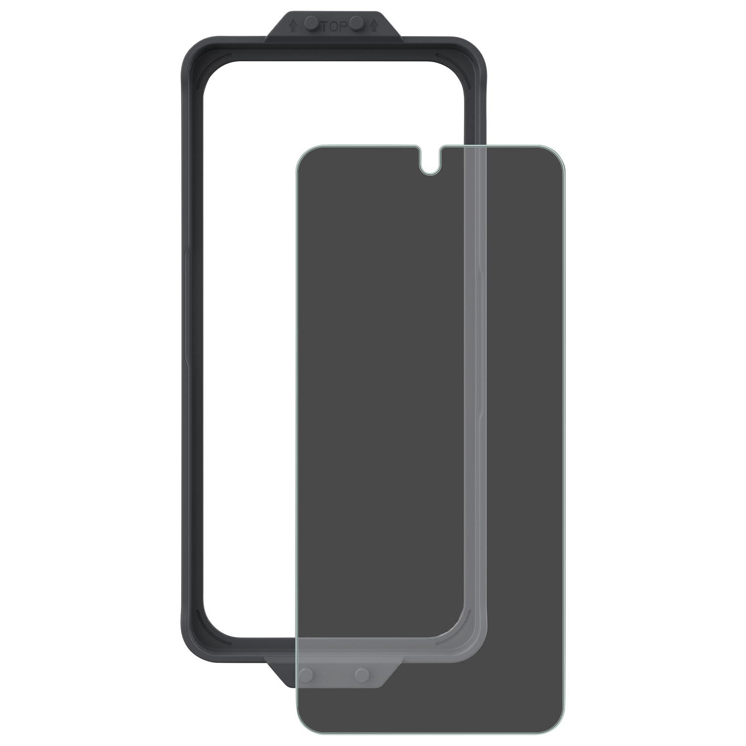 Étui souple ajusté en gel Ultra Clear d'AXS avec protecteur d'écran en verre pour téléphone Phone de Nothing - Transparent