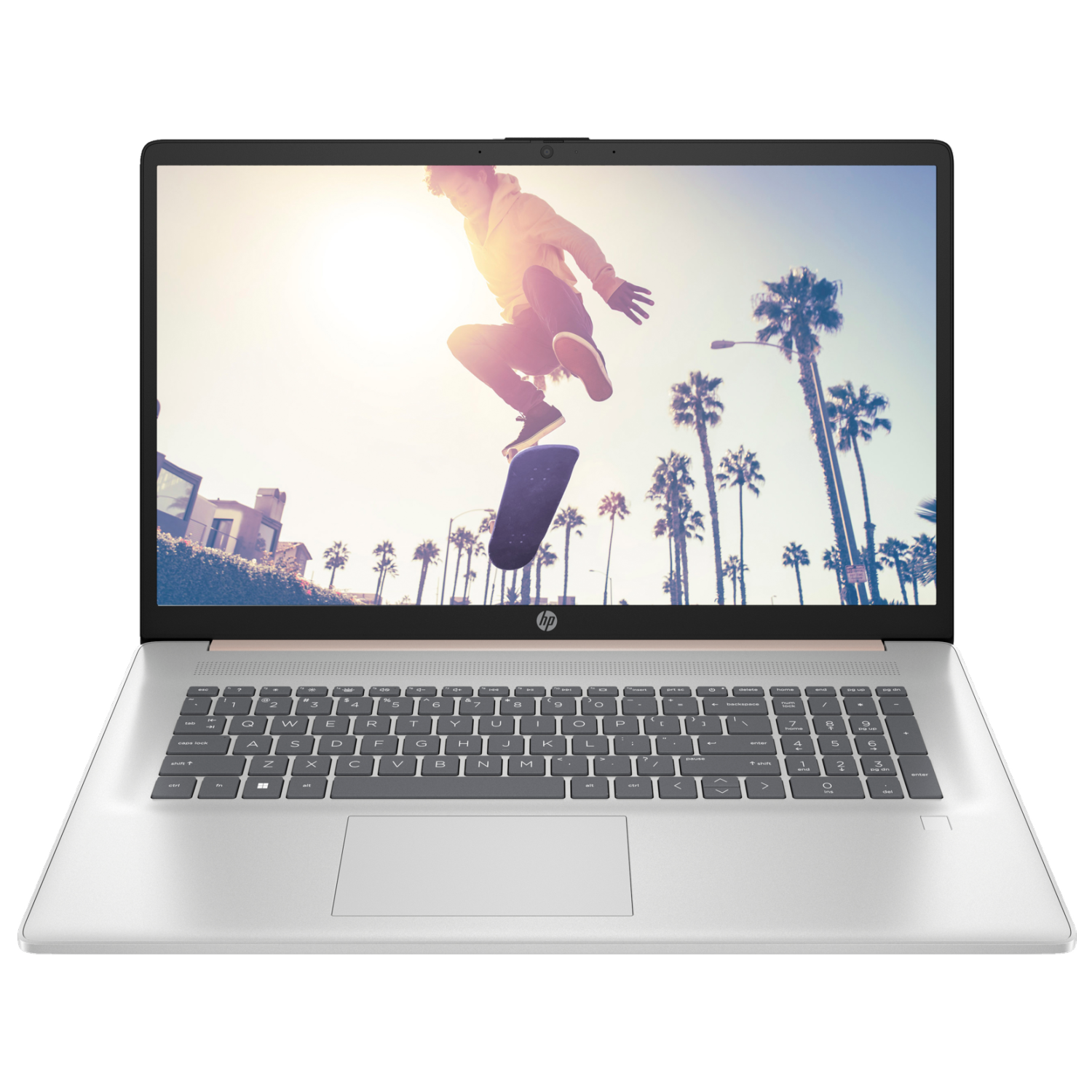 HP 17T 2024 Laptop, 10-Core Intel Core i5-1334U, 17.3" HD+ Touchscreen Display, Intel Iris Xe Graphics, 16GB DDR4 512GB SSD, Backlit Keyboard, Fingerprint, Wi-Fi 6, Win11 Pro