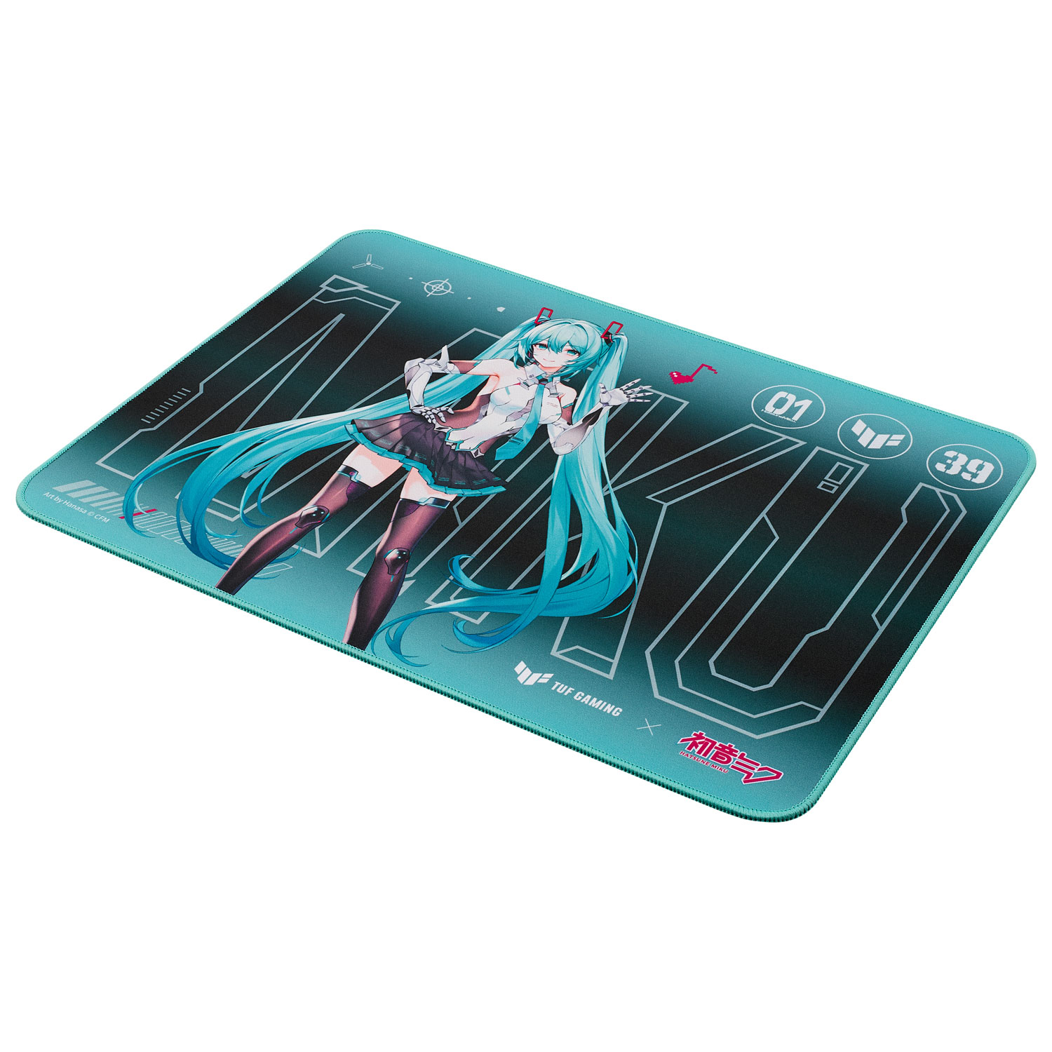 Tapis de souris TUF Gaming P1 d'ASUS - Édition Hatsune Miku