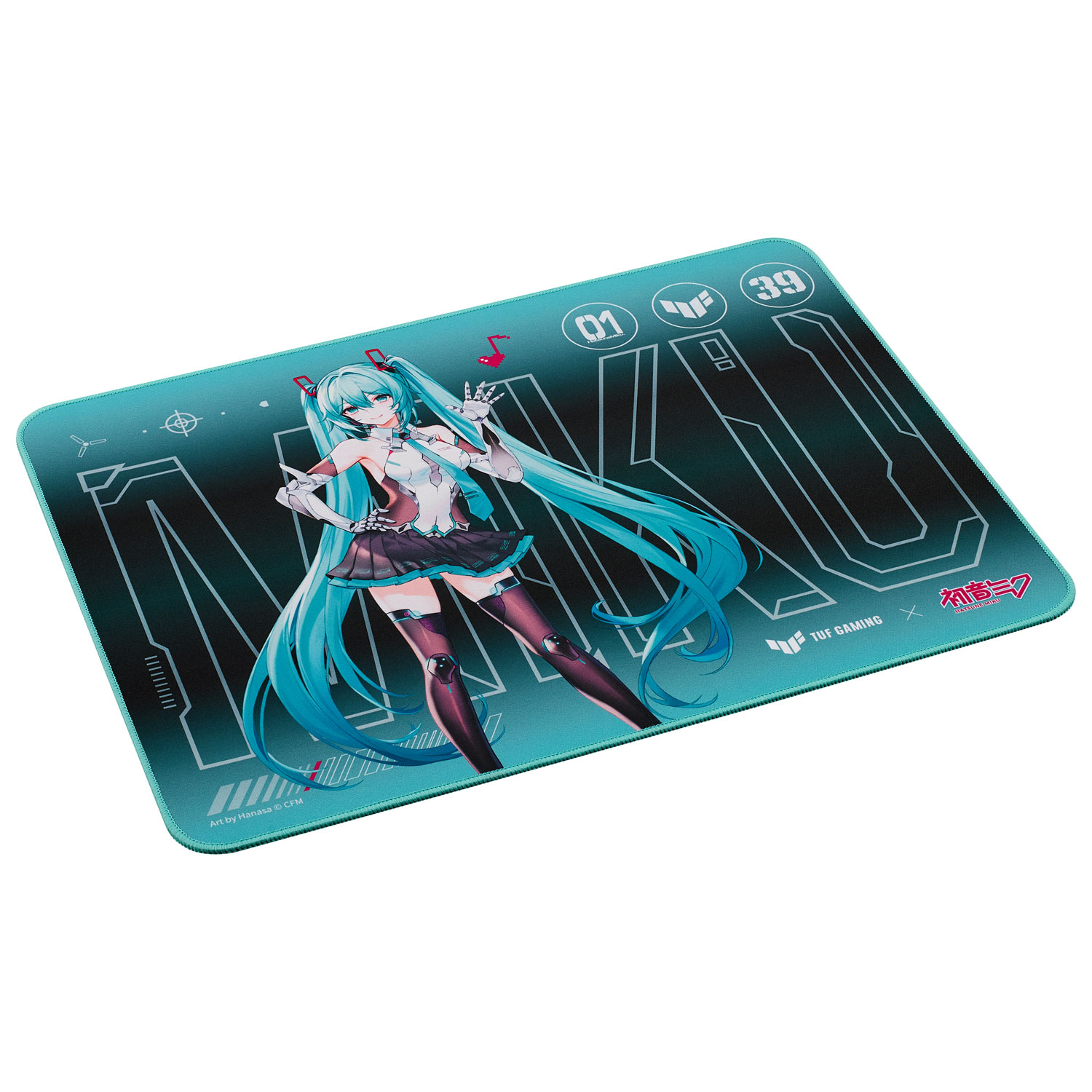 Tapis de souris TUF Gaming P1 d'ASUS - Édition Hatsune Miku