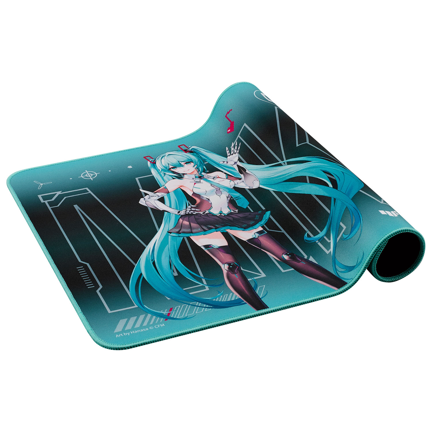 Tapis de souris TUF Gaming P1 d'ASUS - Édition Hatsune Miku