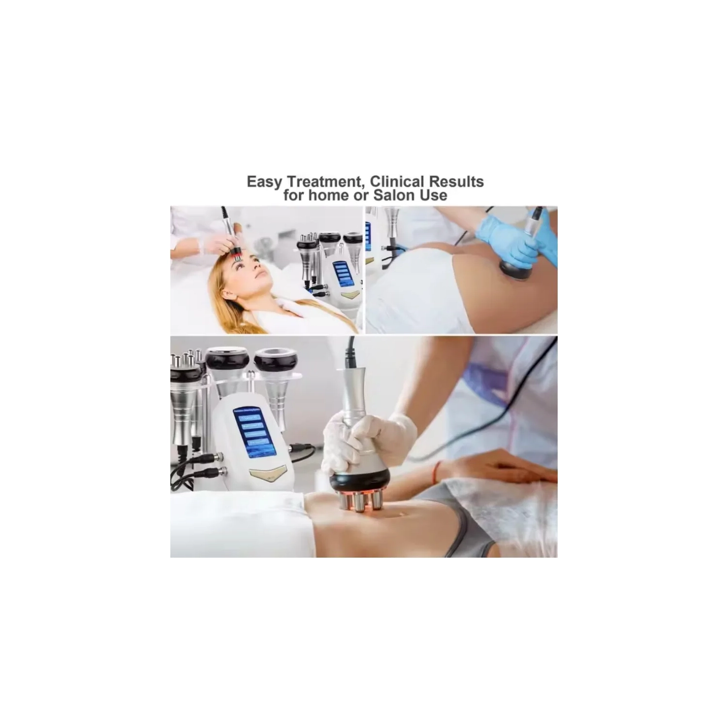 4 in 1 Beauty Equipment, Cavitation Machine Ultrasonic RF Shape Vacuum Frequency Weight Loss Slimming Skin Tightening Liftin Weight Loss Machine