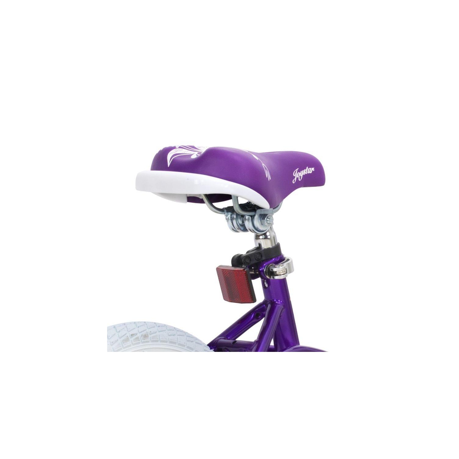 Vélo pour enfants JOYSTAR Fairy de 16&nbsp;po pour filles de 4 5 6 à 7 ans, vélo pour tout-petit avec roues stabilisatrices et frein à main pour