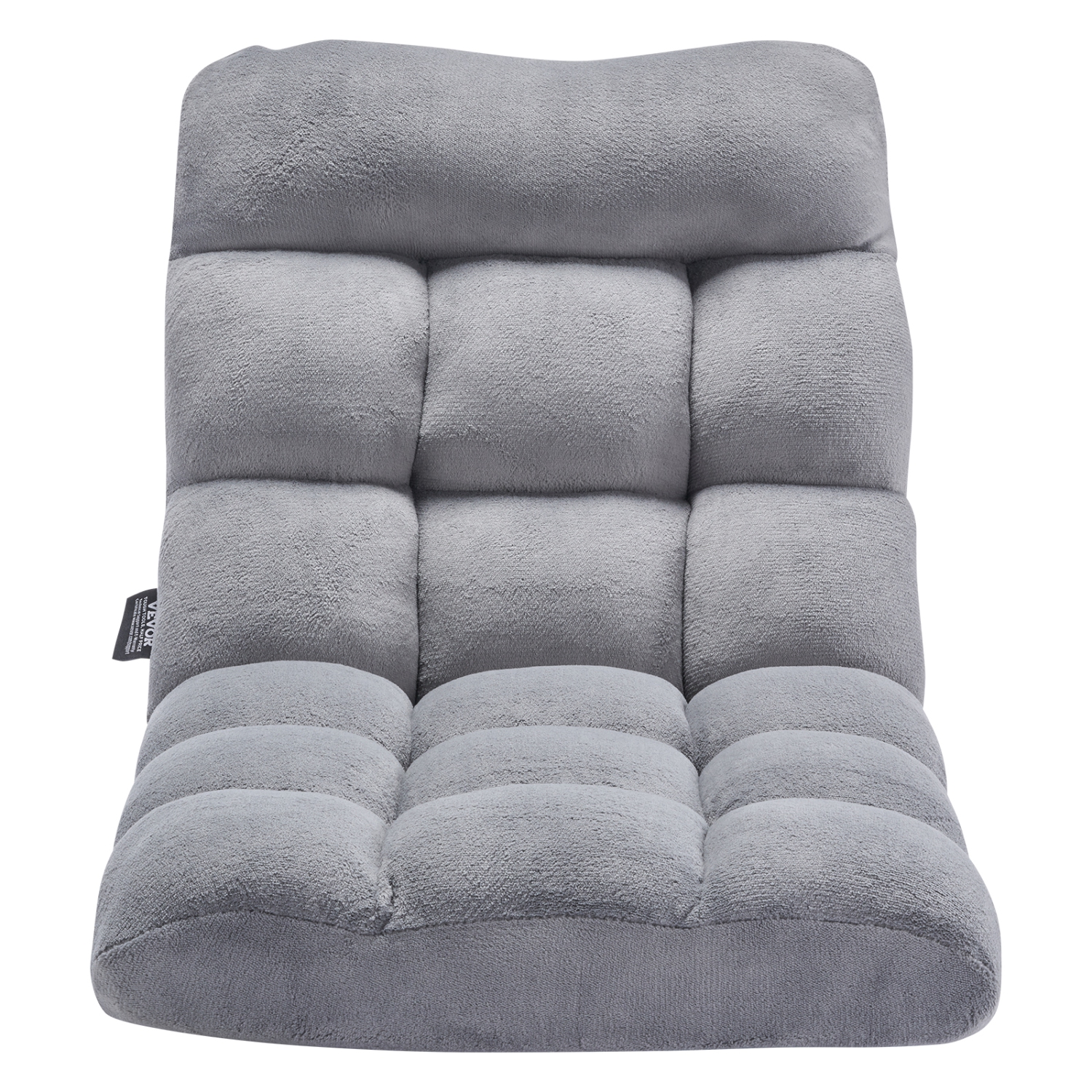 VEVOR 14 Adjustable Positions Floor Chair, Recycled Foam Folding Sofa Chair, Multifunctional Floor Chair with Back Support Ideal for Sleeping