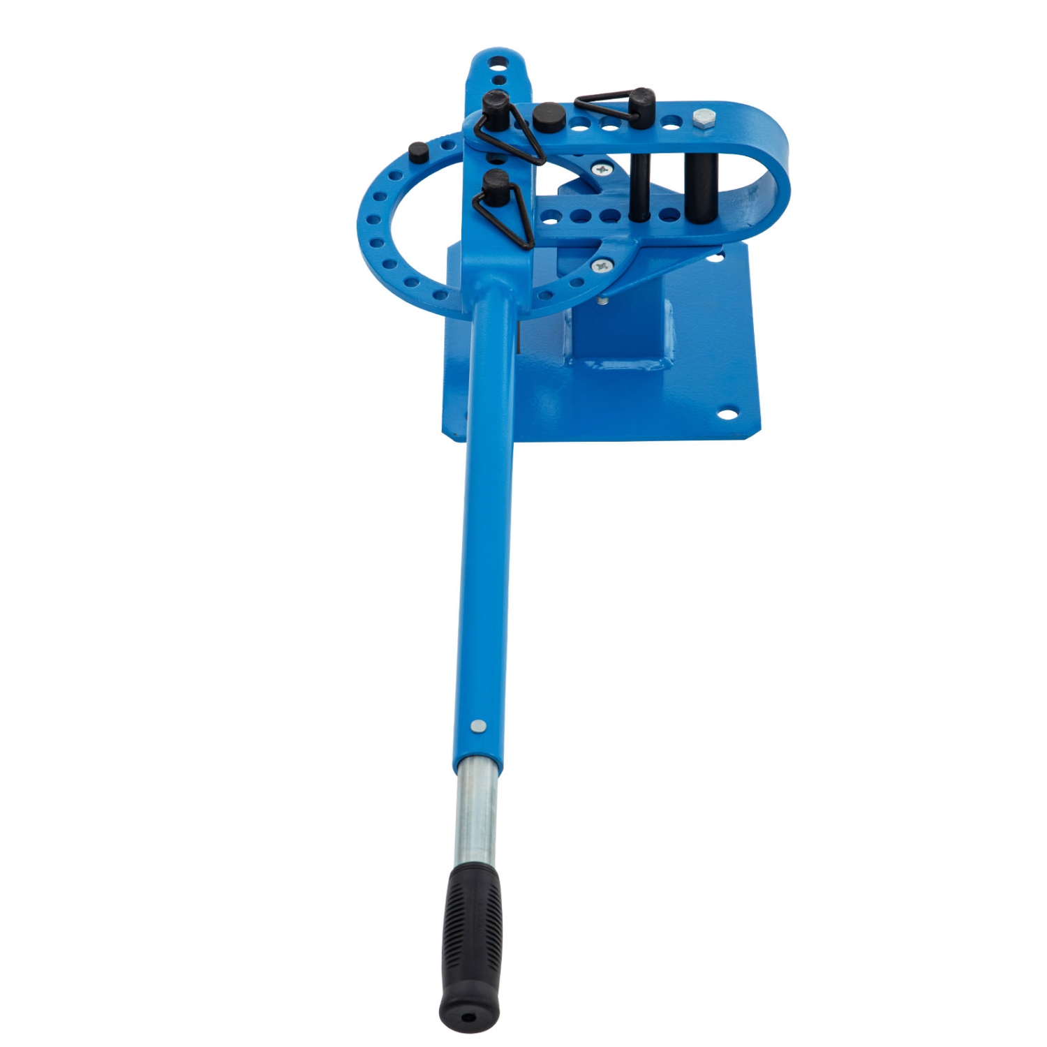 VEVOR YP-9 Manual Bench Top Compact Bender Pipe Bending Machine 7 Dies 1-3inch Metal Fabrication Tube Rod Pipe Bender 44ft Mount Powder Coat