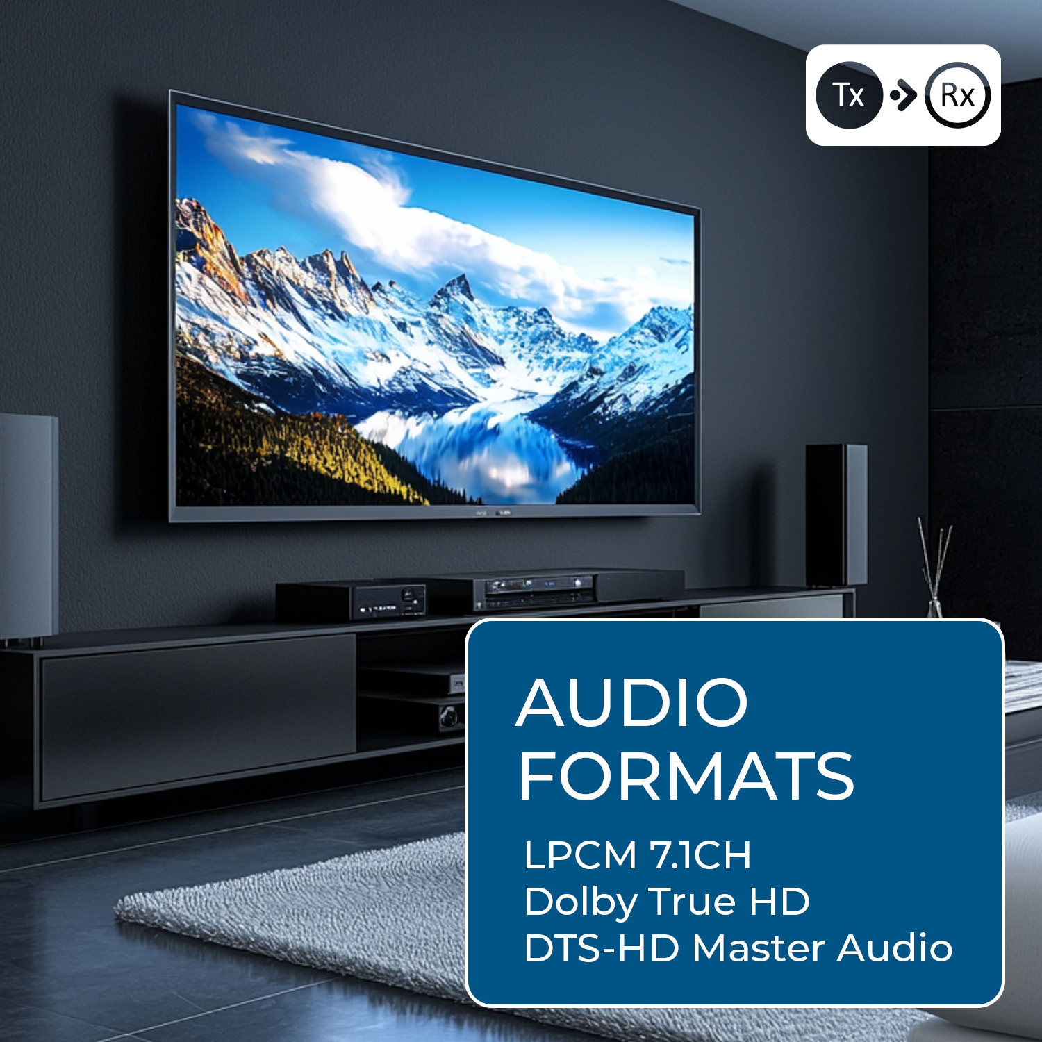 OREI – Répartiteur de prolongateur HDMI™ 1080p 1x2 - 230 pi (Cat6) (HD12-EX132-K)