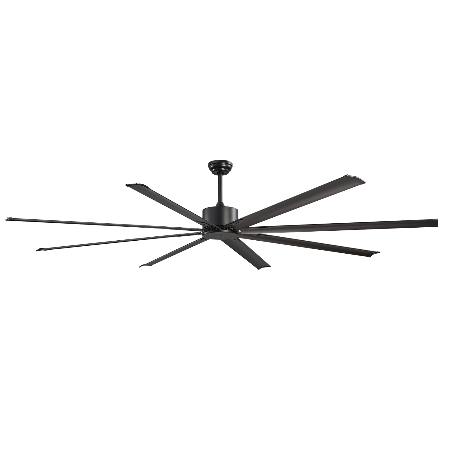 VEVOR 96 In Ceiling Fan without Light, 6-Speed Remote Control, Aluminum 8-Blade, Reversible DC Motor, Modern Low Profile Flush Mount Exterior Fan for