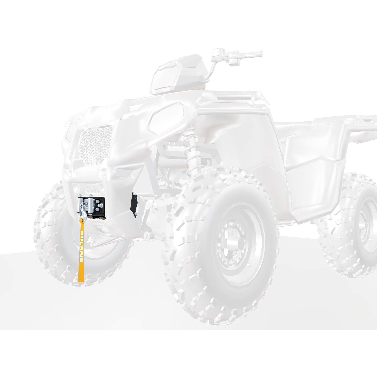 Polaris HD 2,500 lb. Winch with Steel Cable