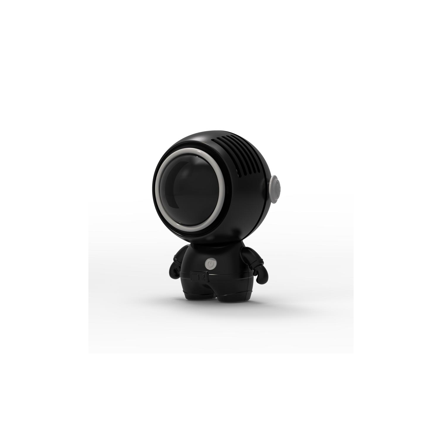 Cooling artifact astronaut, cartoon neck hanging handheld cute mini fan, portable neck fan, 3 speed USB rechargeable