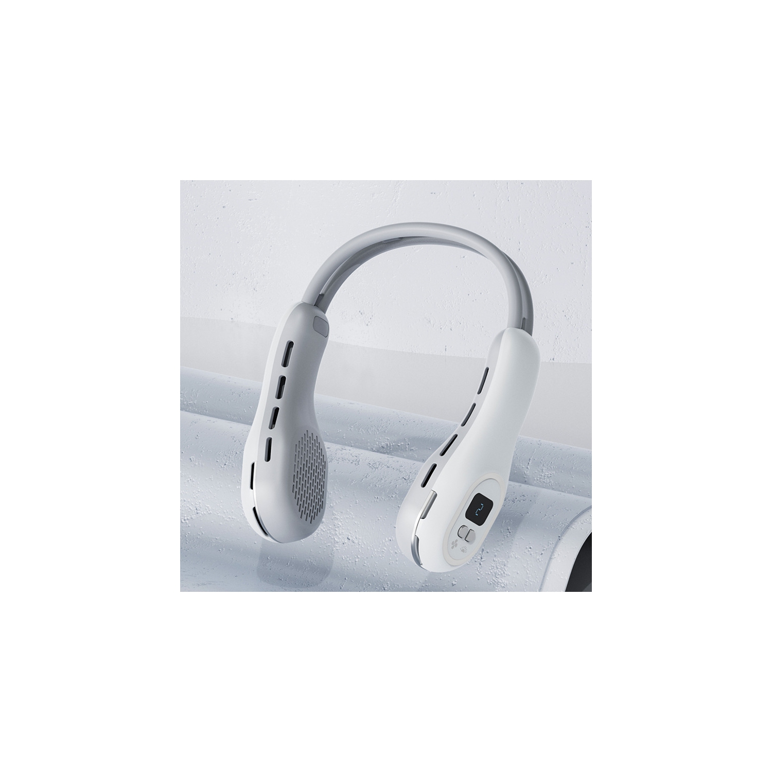 Neck hanging fan, lazy portable sports silent mini usb bladeless fan, bladeless fan three-speed control fan