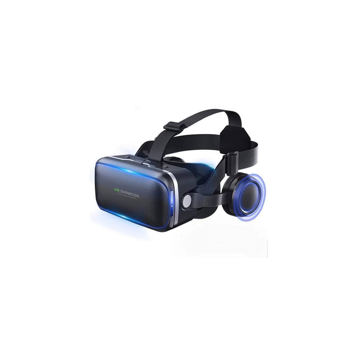 Lunettes VR Qianhuan sixième génération 3D réalité virtuelle G04E/A VR console de jeu mobile tête manette de jeu 3D VR lunettes pour la télévision,