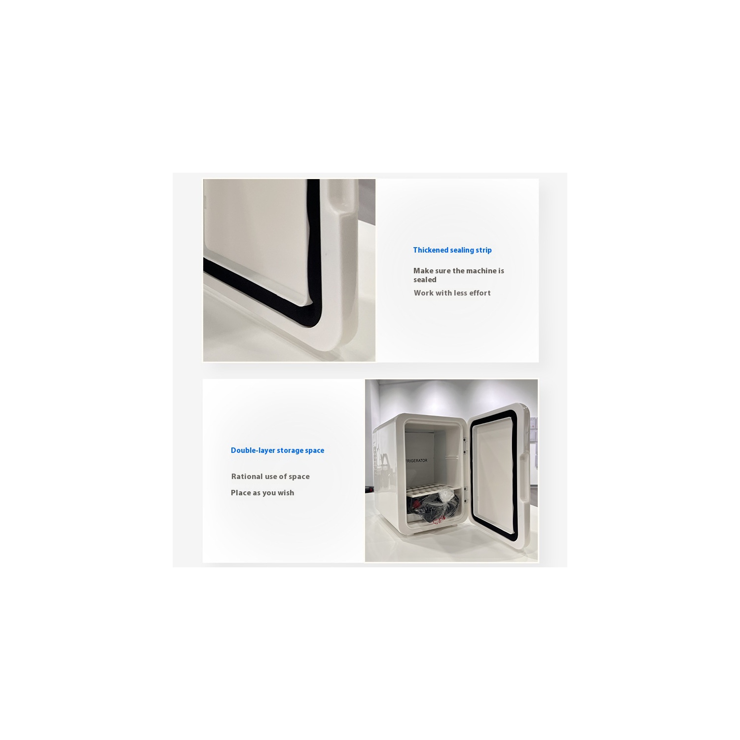 Réfrigérateur de voiture mini USB cosmétique beauté petit réfrigérateur, réfrigérateur double usage 4&nbsp;L pour voiture et maison, réfrigérateur de