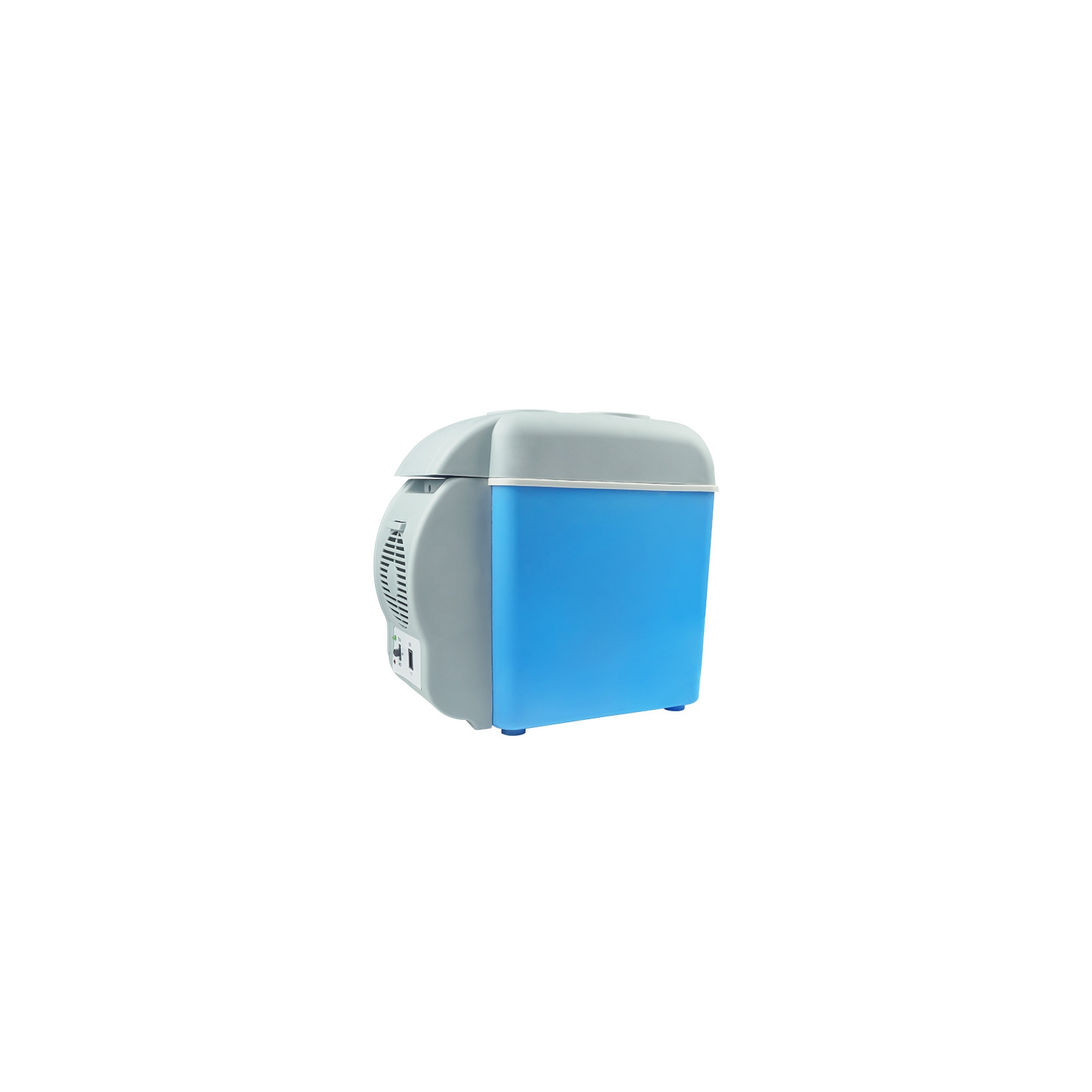 Car small refrigerator, 7.5L mini refrigerator car heating and cooling box car appliance, portable car refrigerator, car and home dual use, with