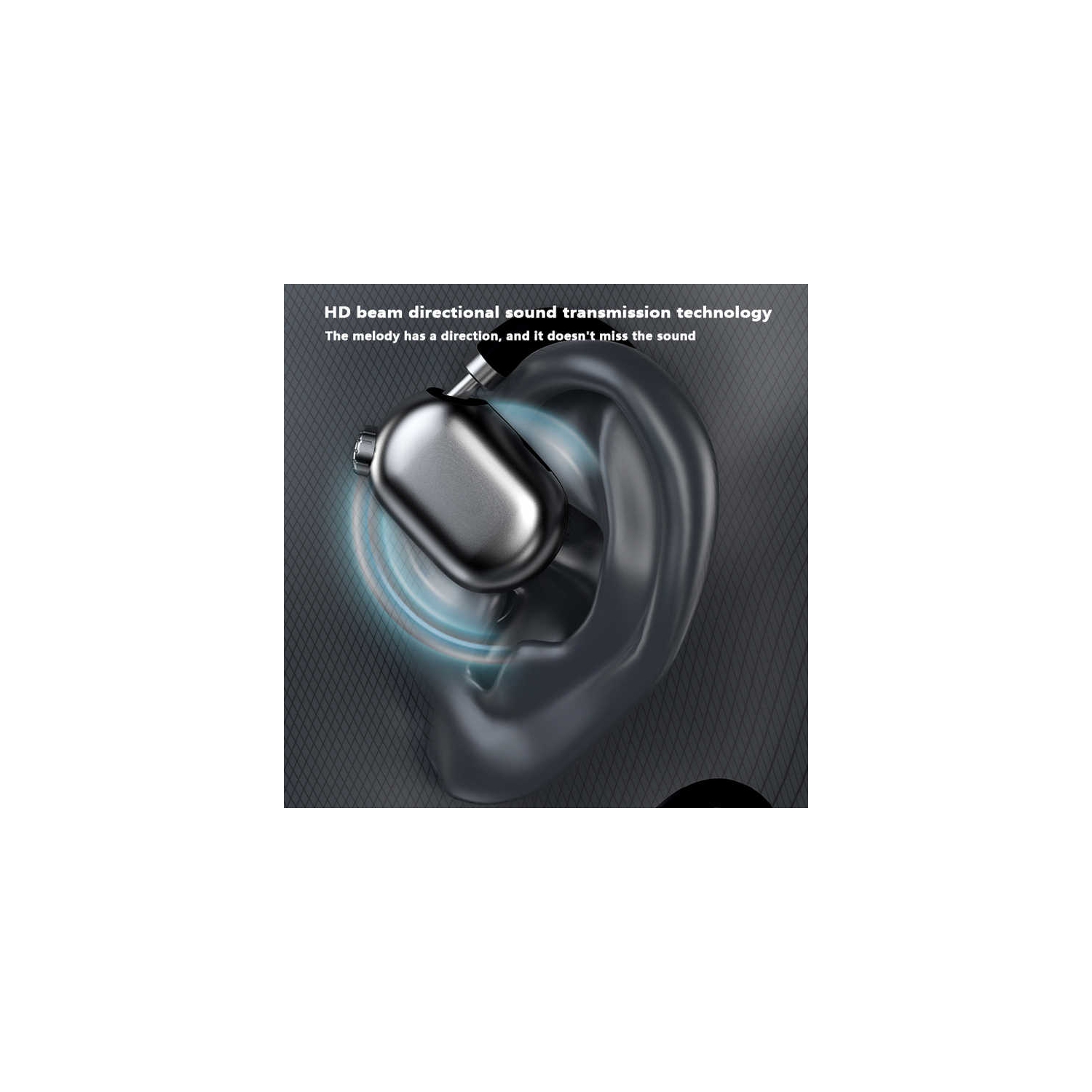 NOUVEAU S101 Écouteurs intelligents à ouverture vocale Ultra-longue autonomie Écouteurs sport Bluetooth sans filModèle de crochet d'oreille S101