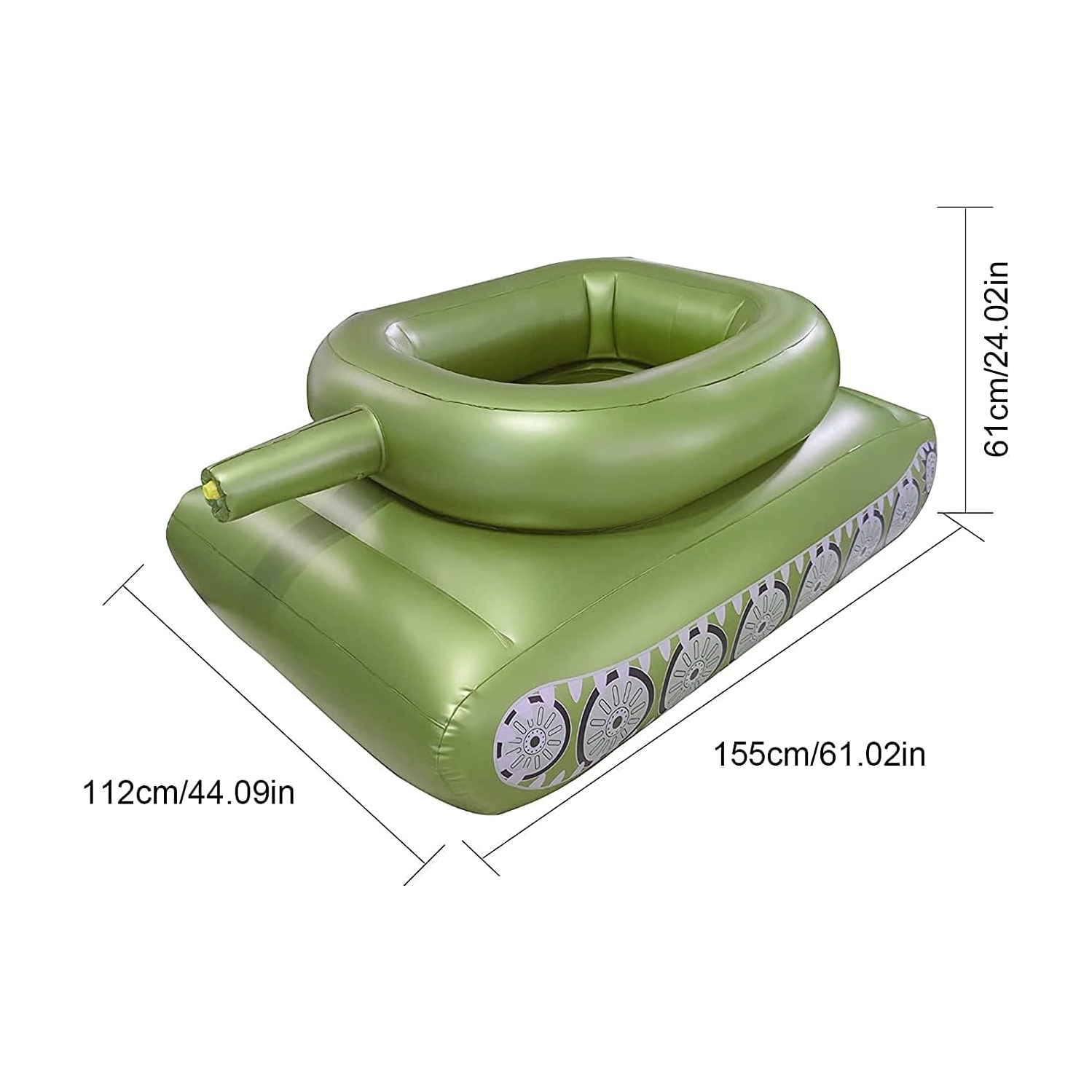 Inflatable water tank swimming pool float water spray swimming ring inflatable toy with jet ring super large outdoor water toy suitable for adult