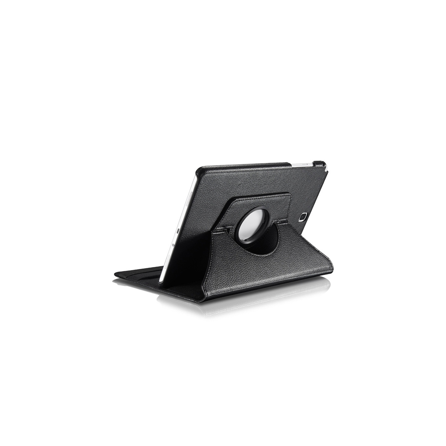 Pour Samsung TAB A 9,7 étui protecteur rotatif en cuir pour tablette T550/T555C - blanc