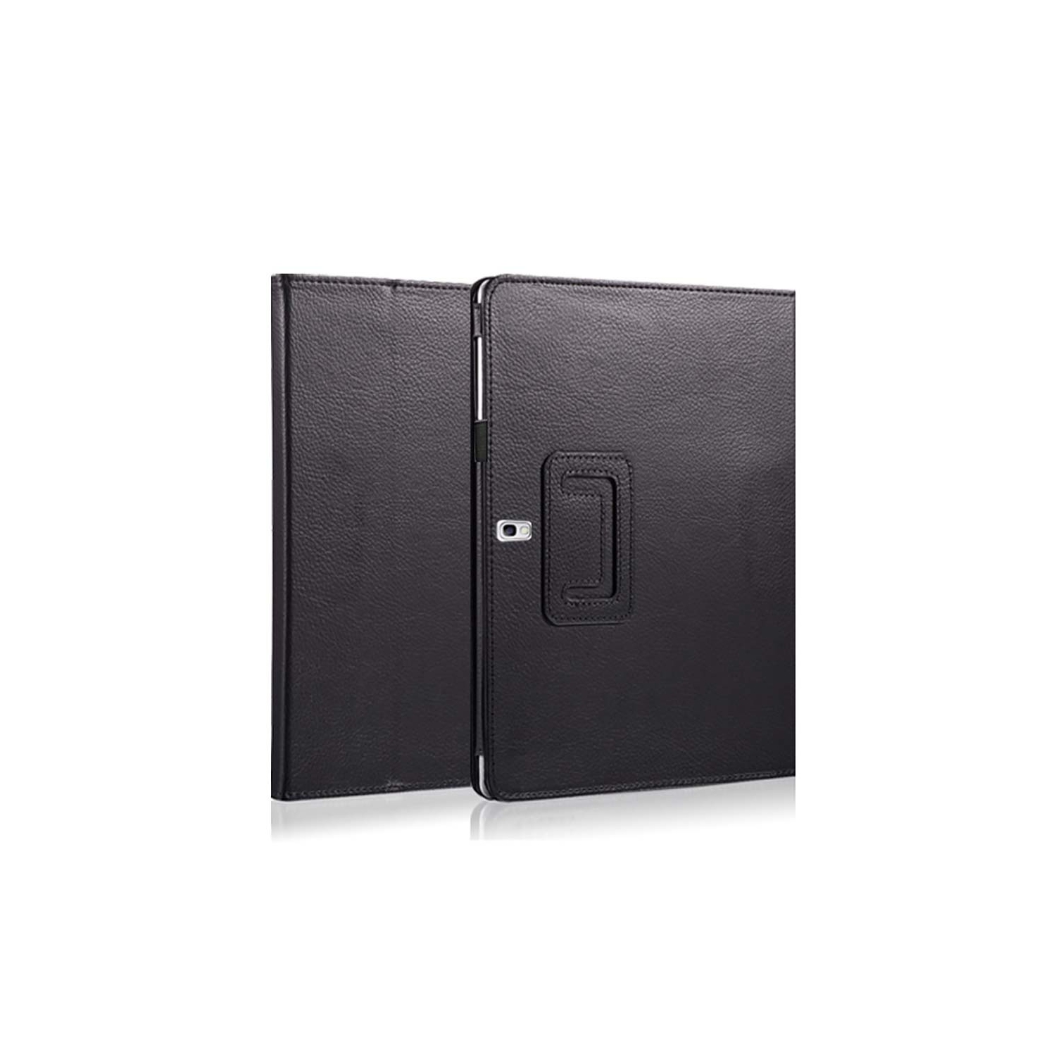 For Samsung Tab S 10.5 tablet leather case Tabs SM-T800 T805C protective case - black