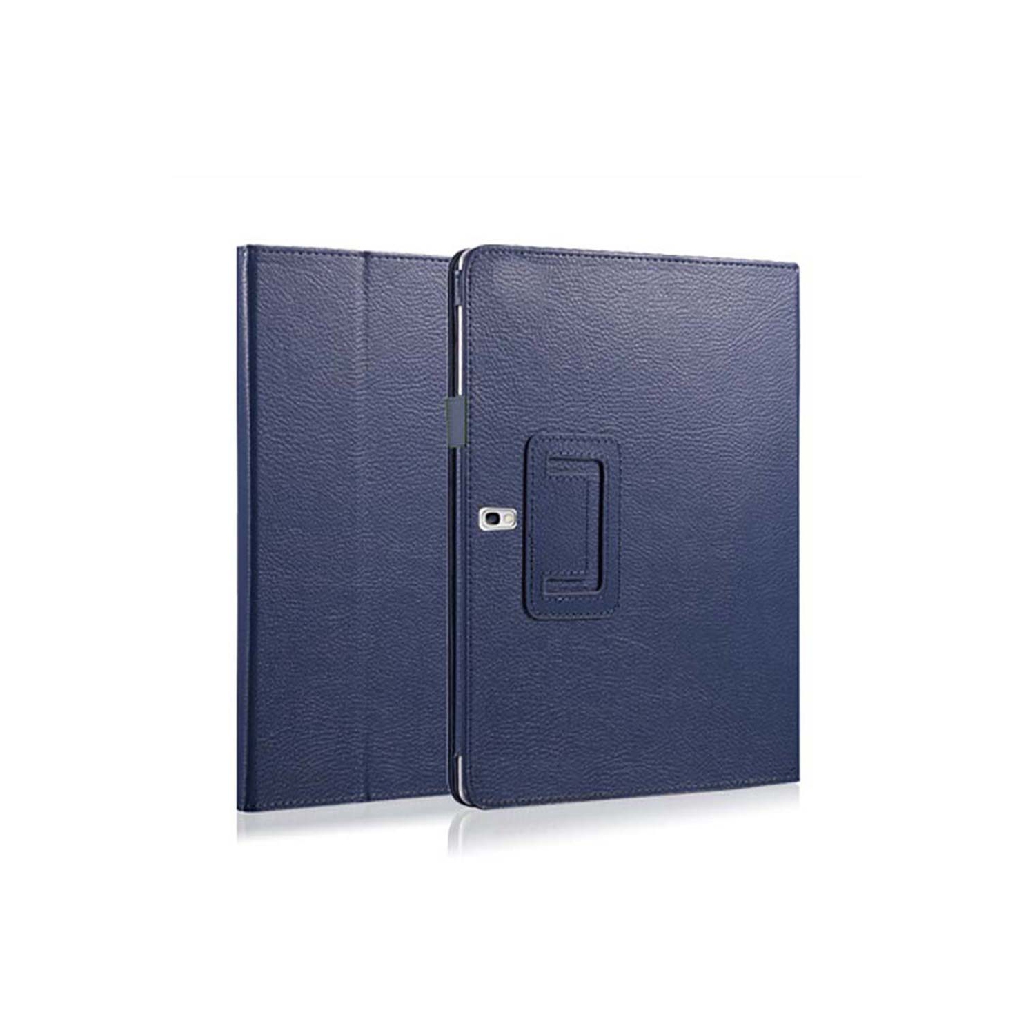 For Samsung Tab S 10.5 tablet leather case Tabs SM-T800 T805C protective case - blue