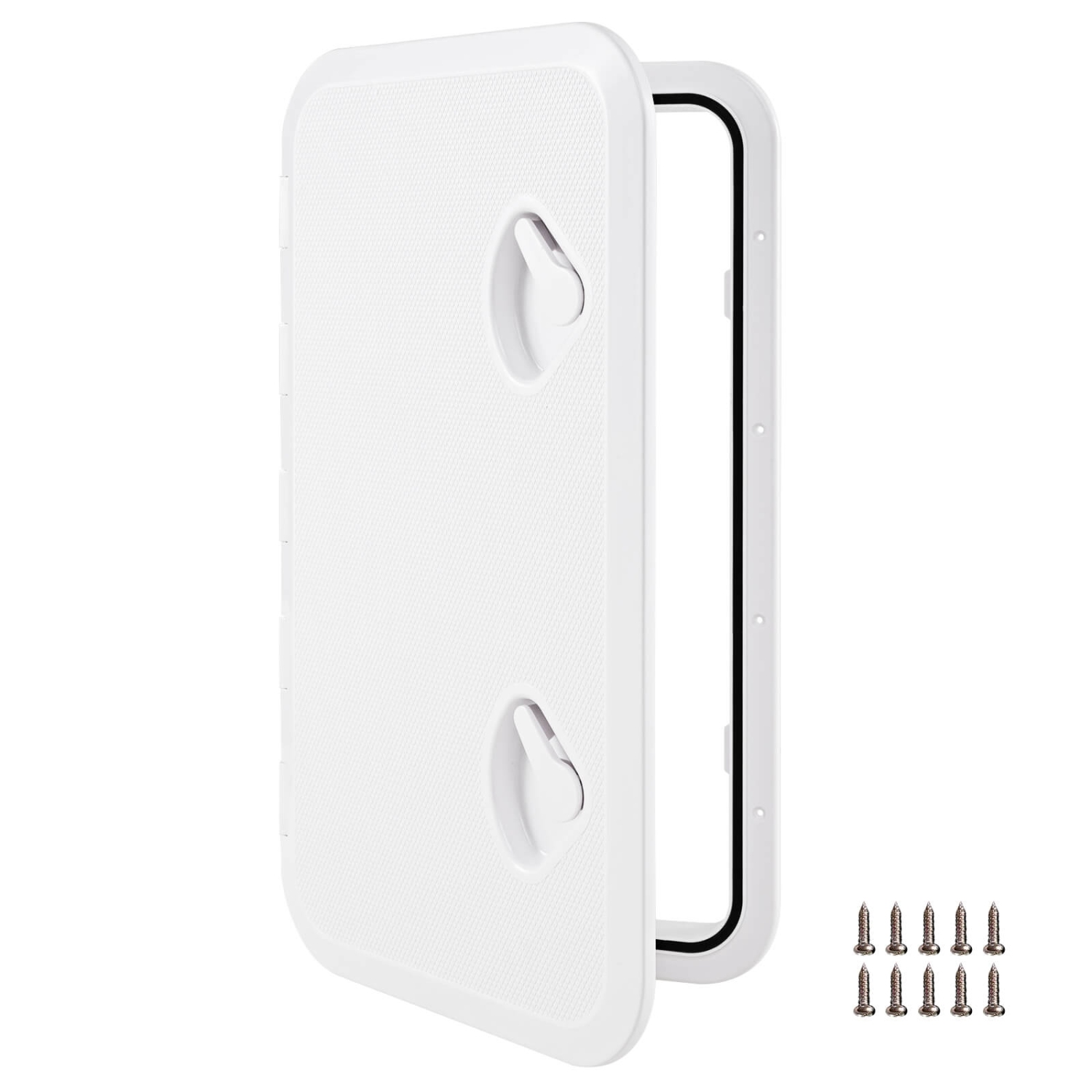 Trappe d'accès pour terrasse nautique de 24 x 14&nbsp;po de Costway avec couvercle à 180° et surface antidérapante