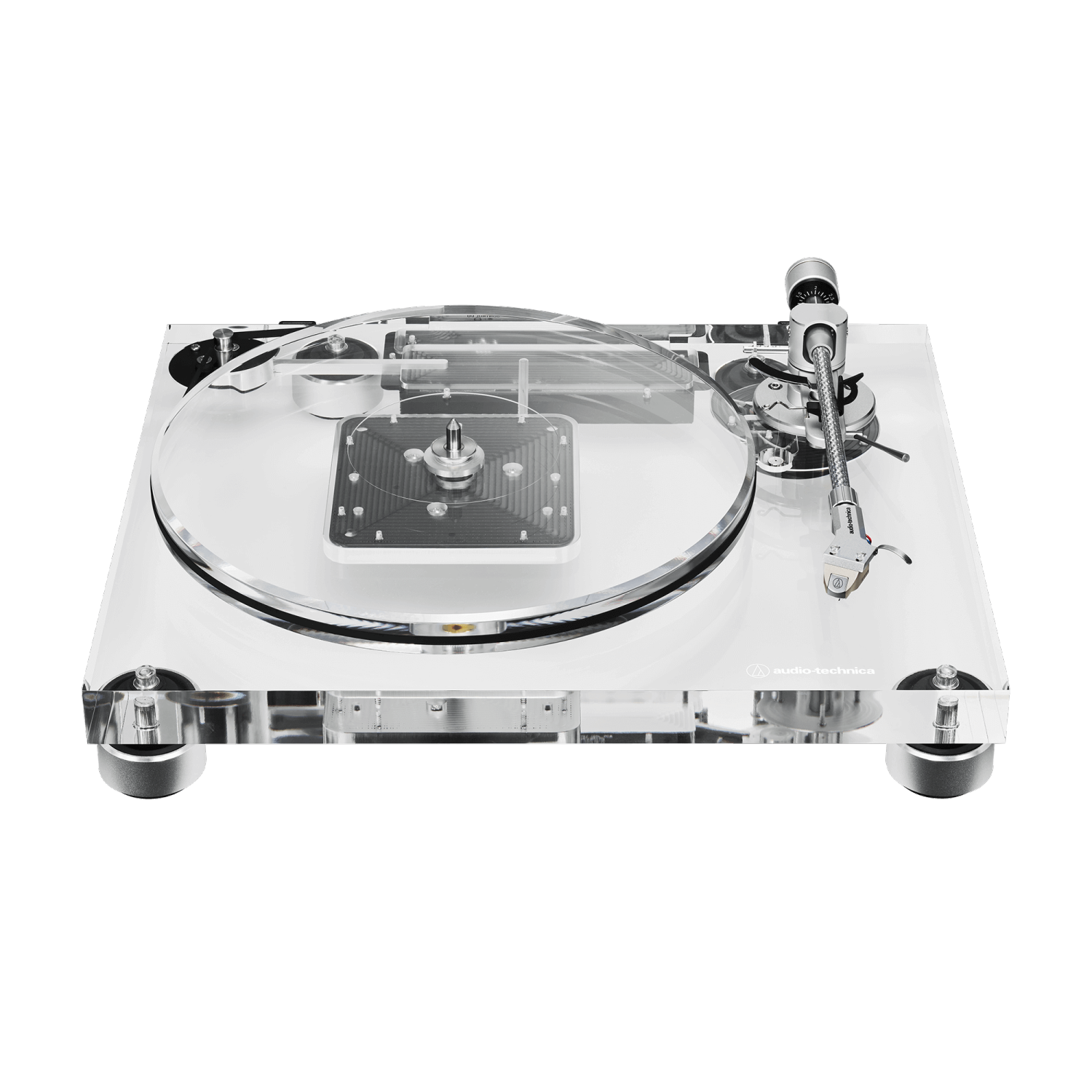 Tourne-disque à entraînement par courroie entièrement manuel AT-LPA2 d'Audio-Technica